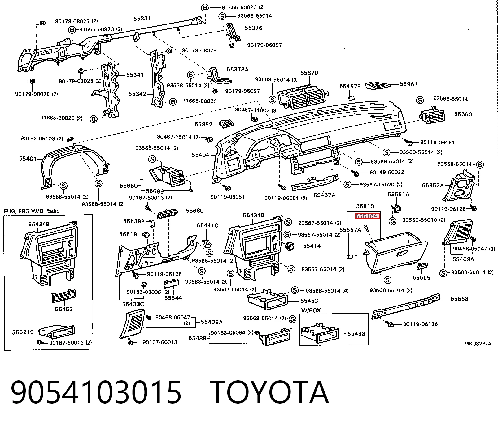 9054103015 Toyota