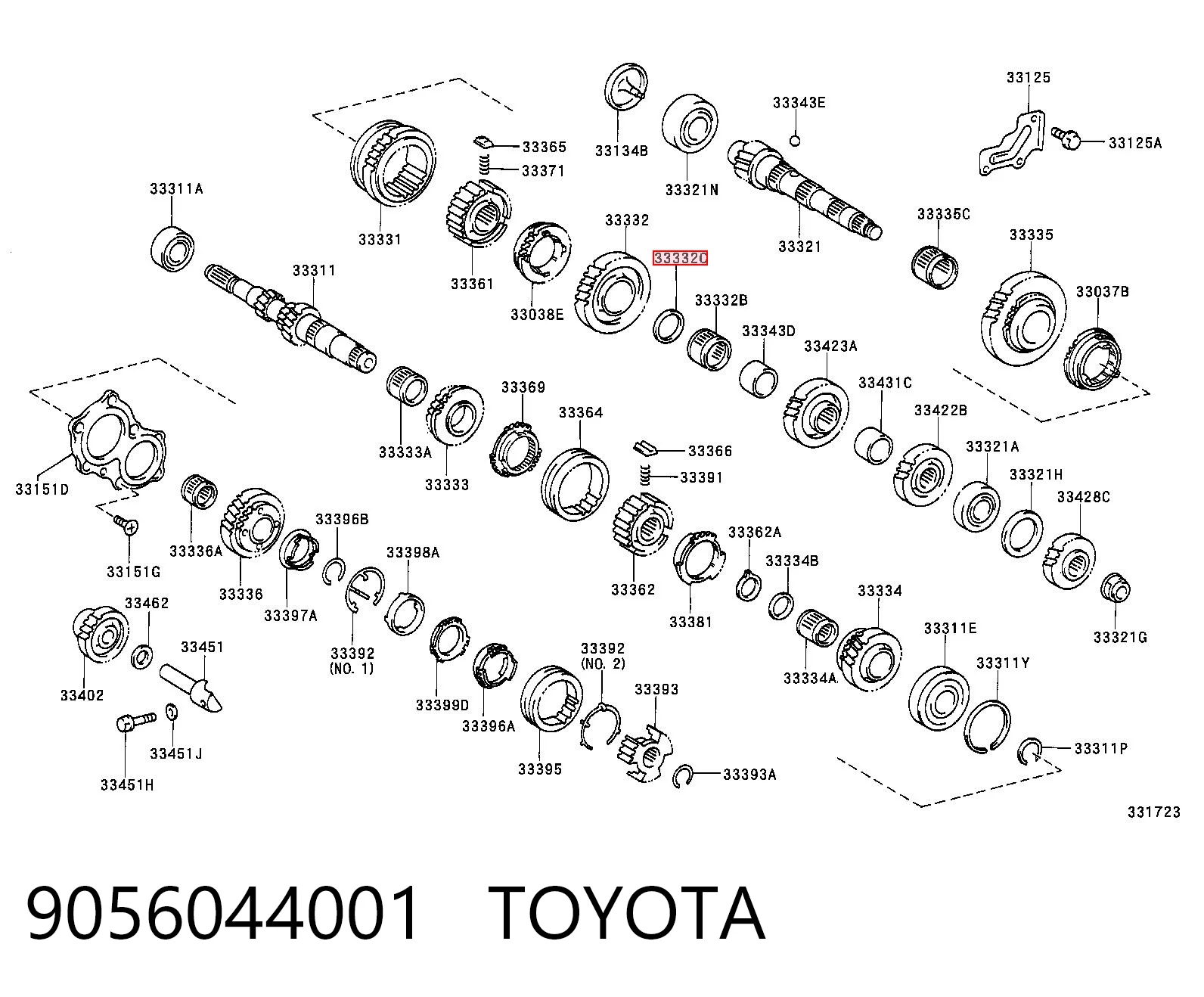 9056044001 Toyota
