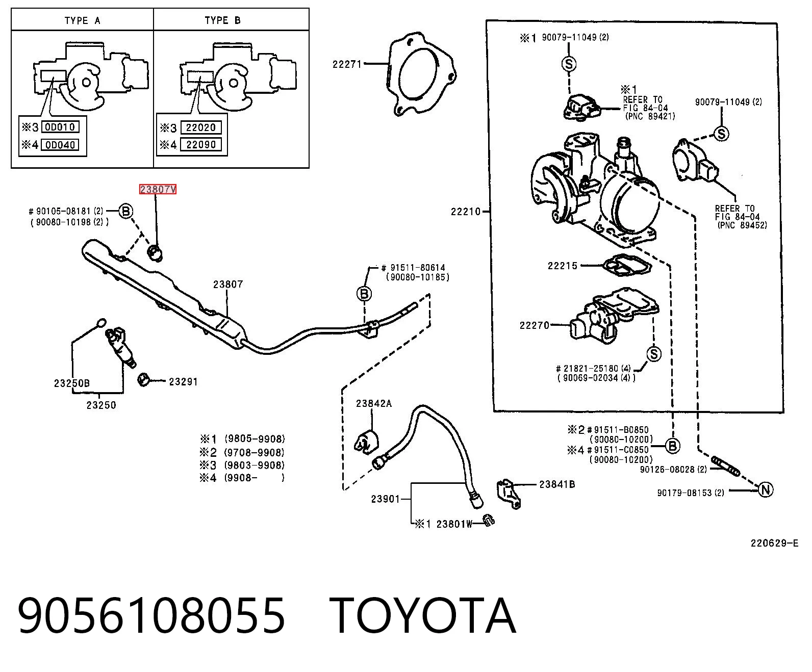 9056108055 Toyota