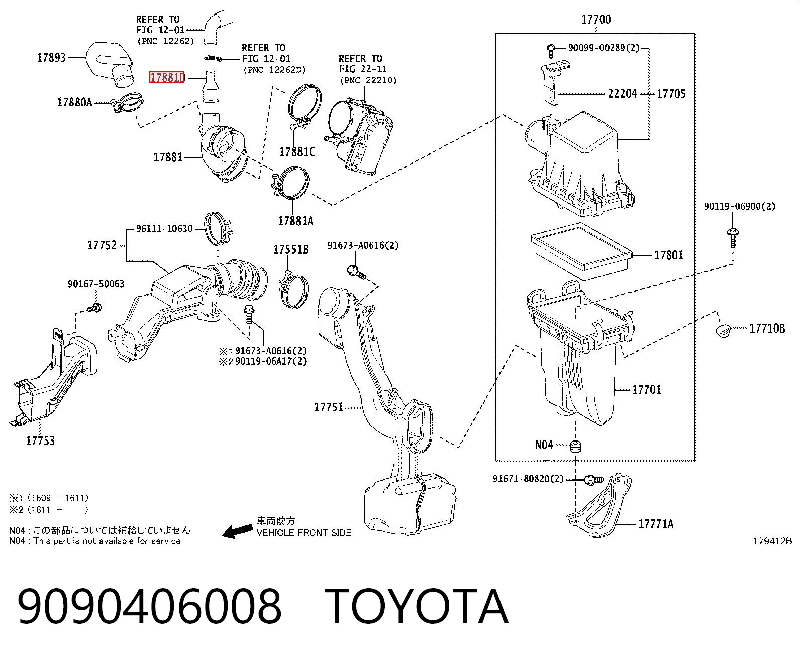 9090406008 Toyota 