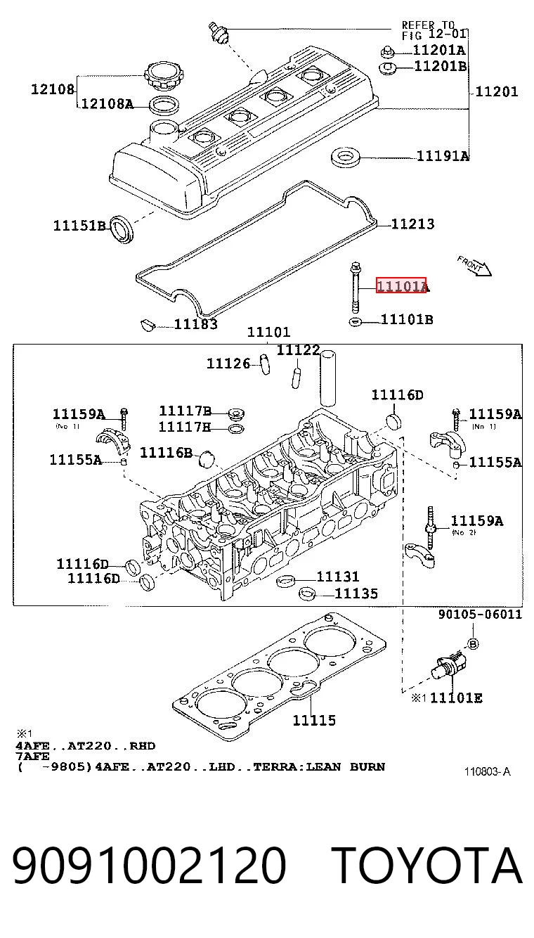 9091002120 Toyota