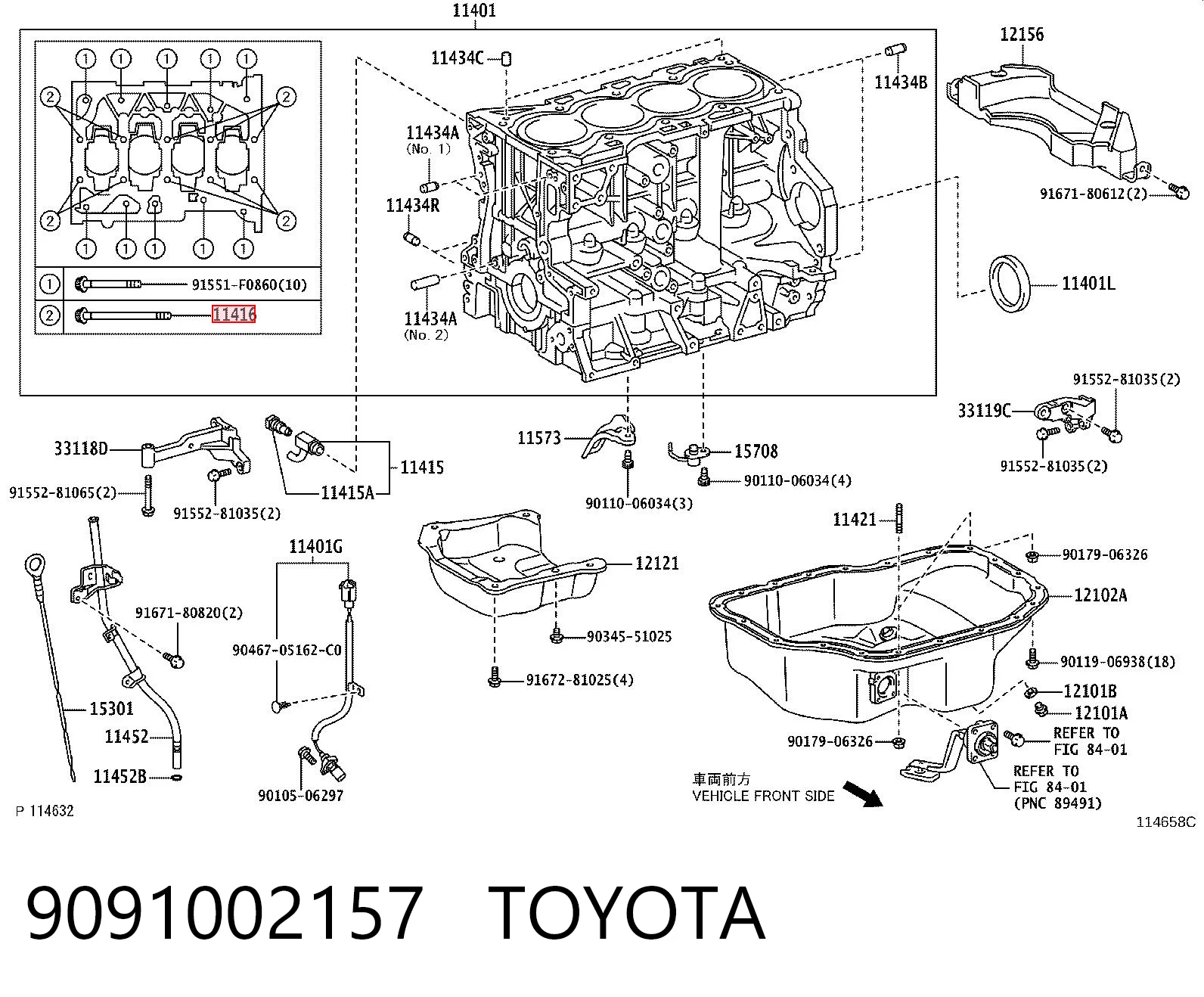 9091002157 Toyota