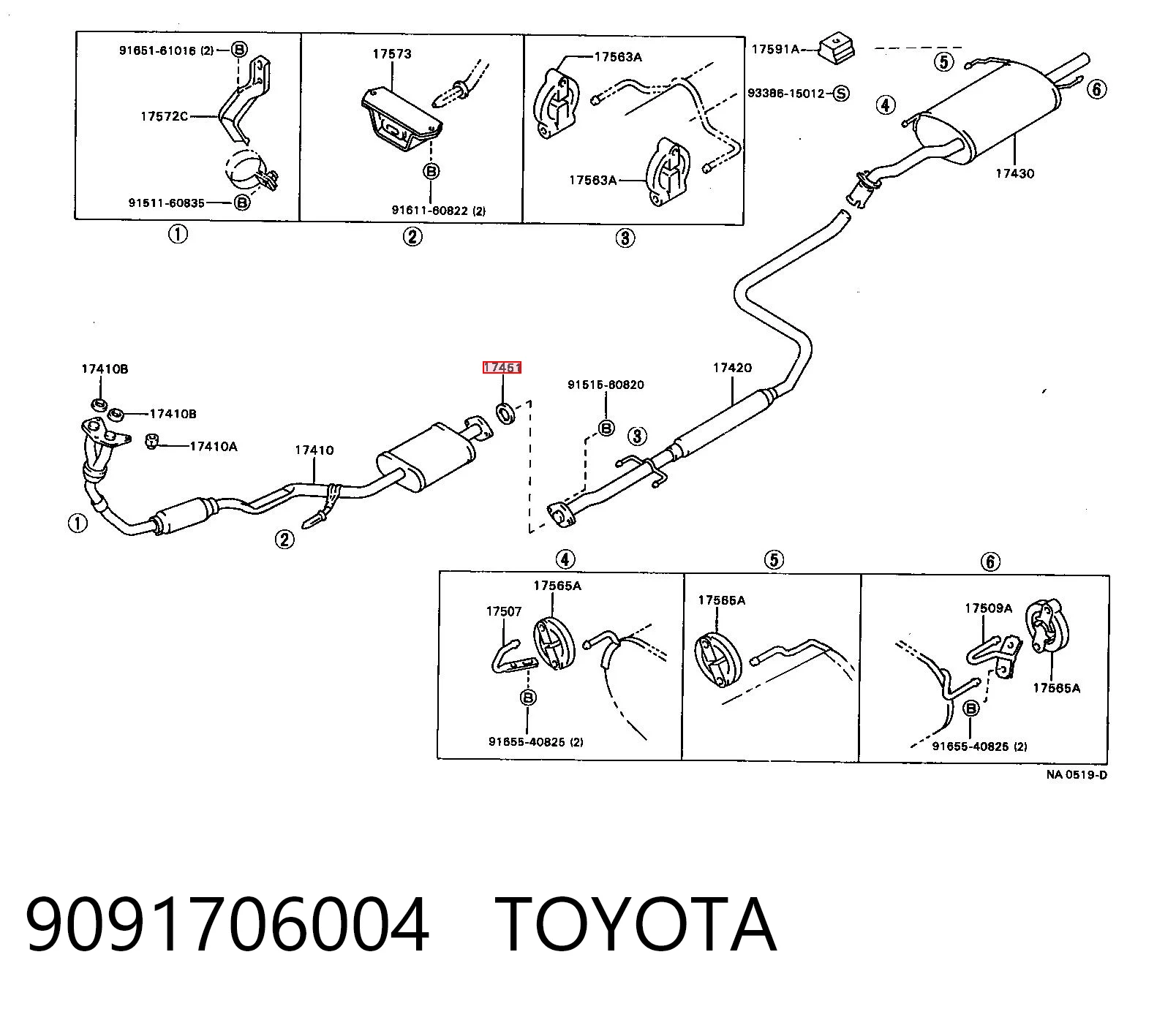 Compre Vedante de tubo de admissão do silenciador Toyota Corolla 