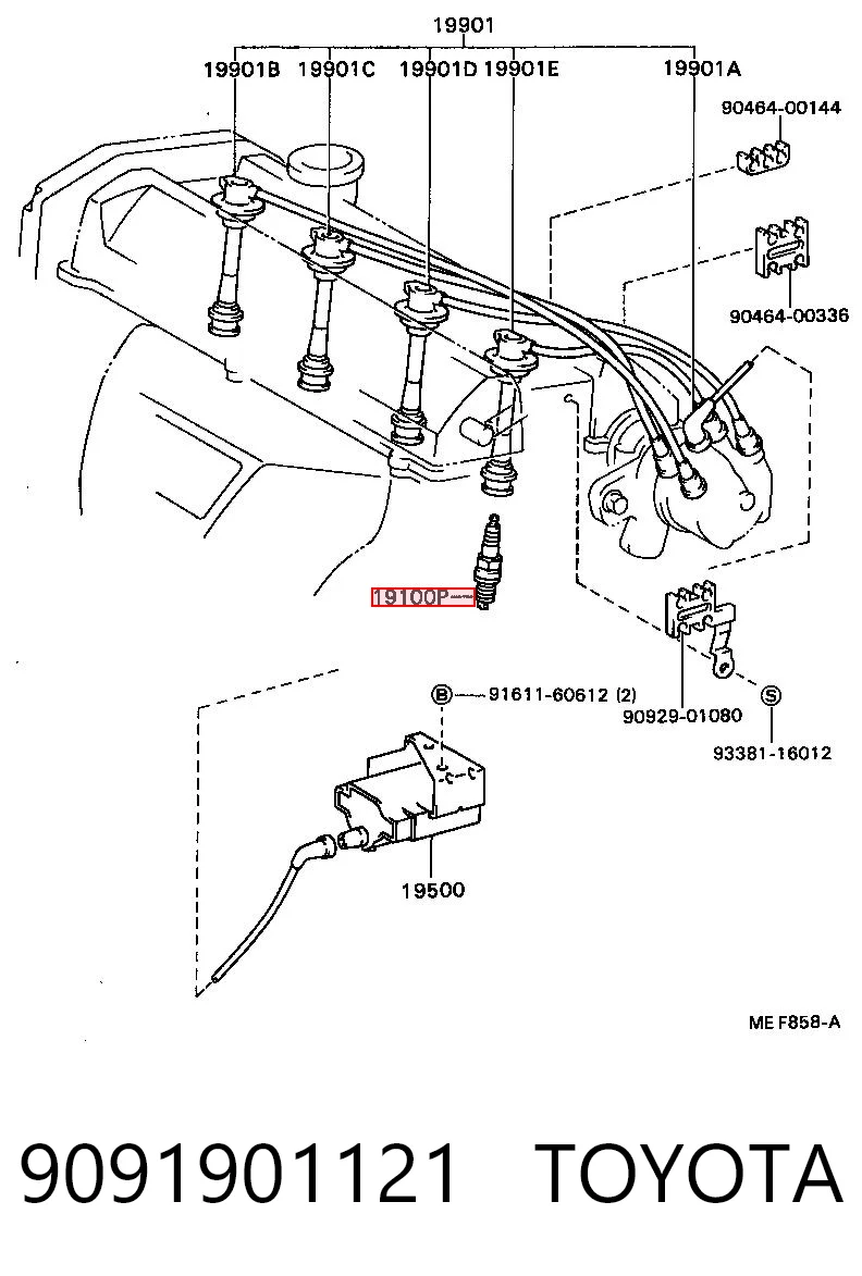 9091901121 Toyota