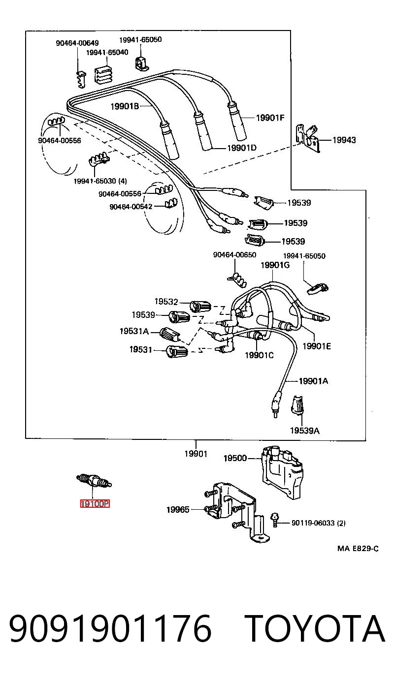 9091901176 Toyota