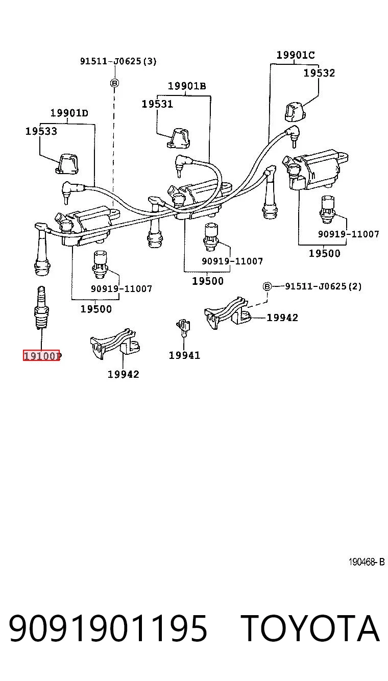 9091901195 Toyota