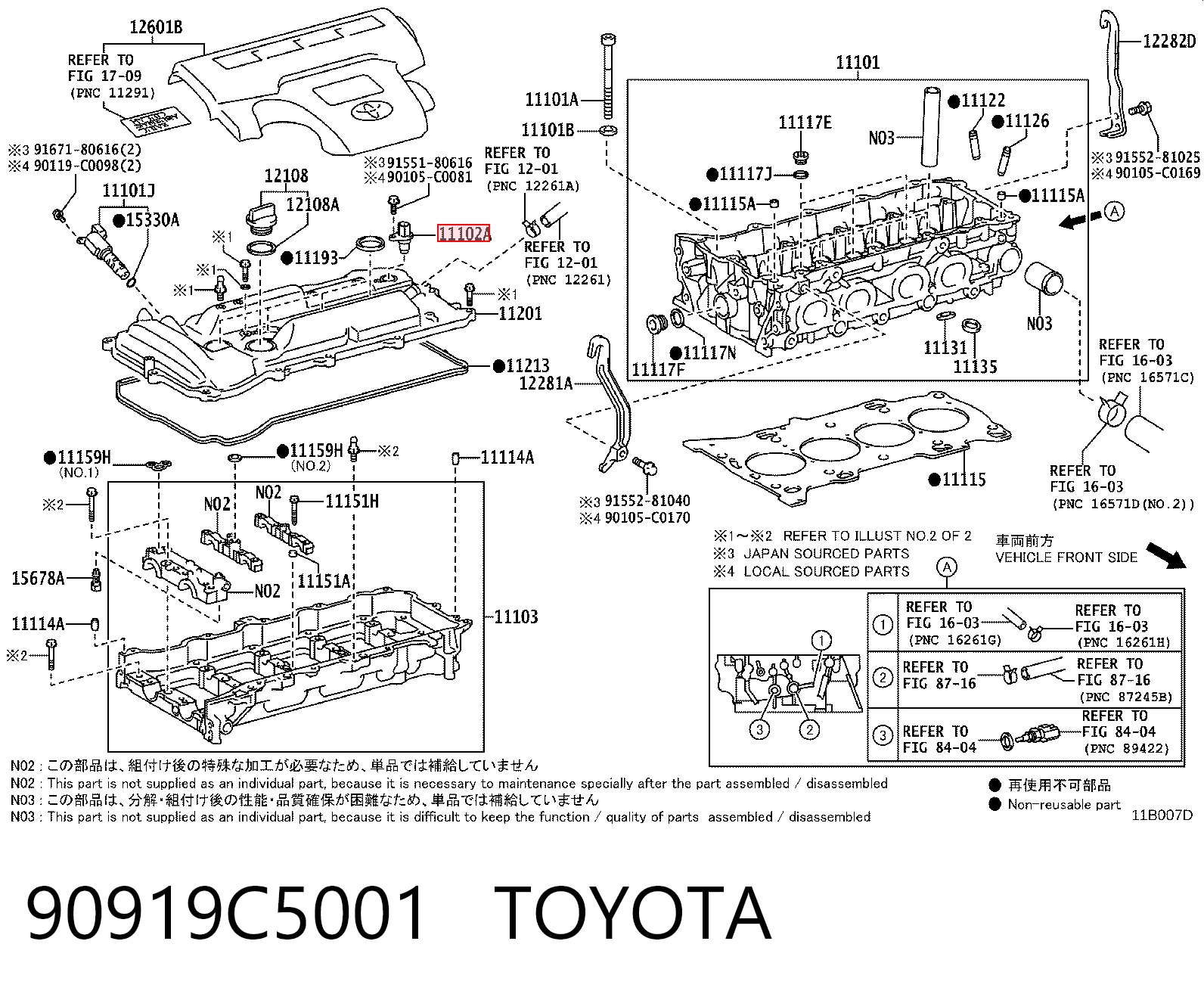 90919C5001 Toyota 