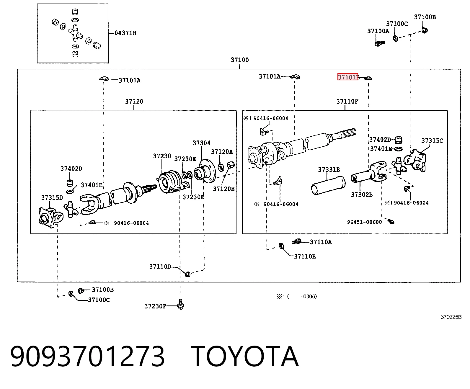 9093701273 Toyota