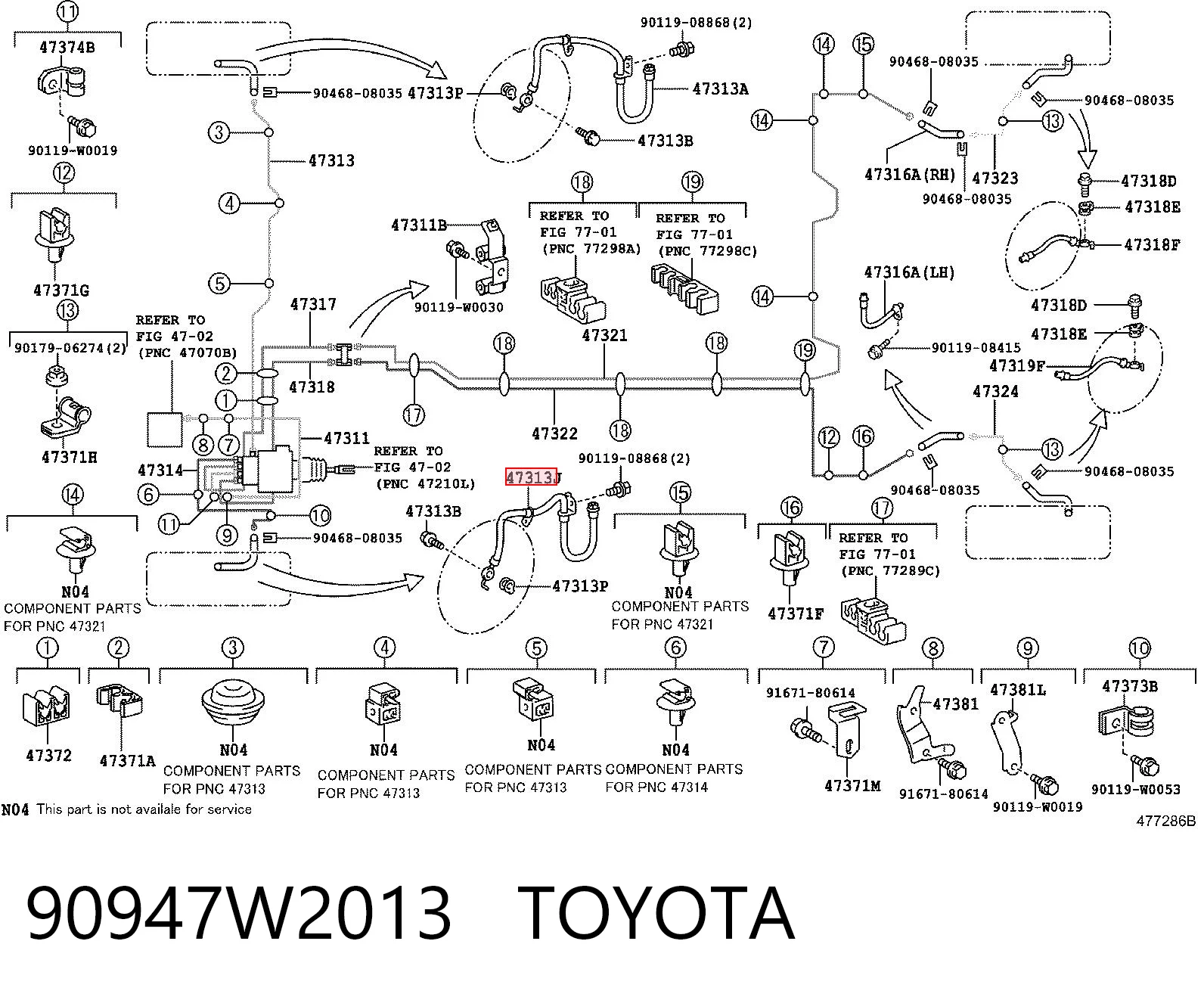 90947W2013 Toyota