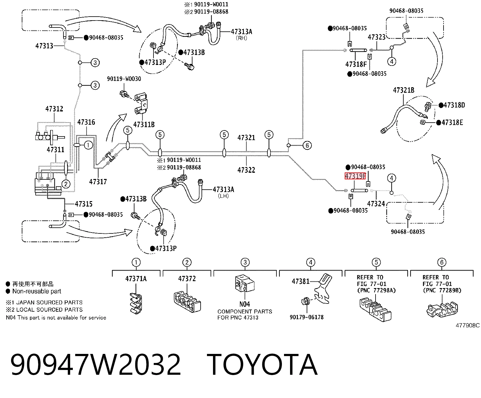 Land Cruiser SUV (2002-2010) original desde 15,76 €