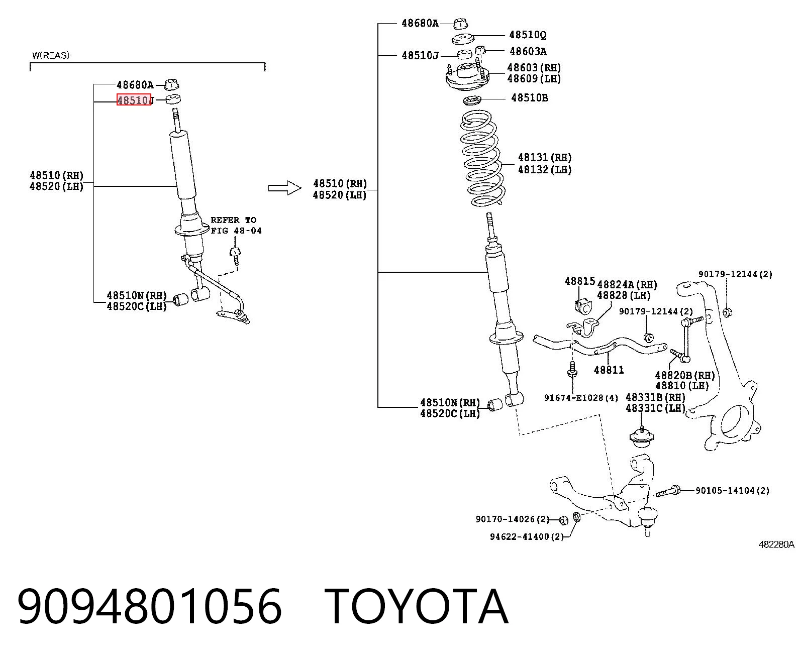 9094801056 Toyota