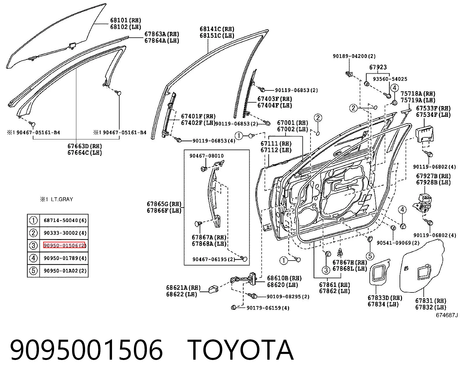 9095001506 Toyota