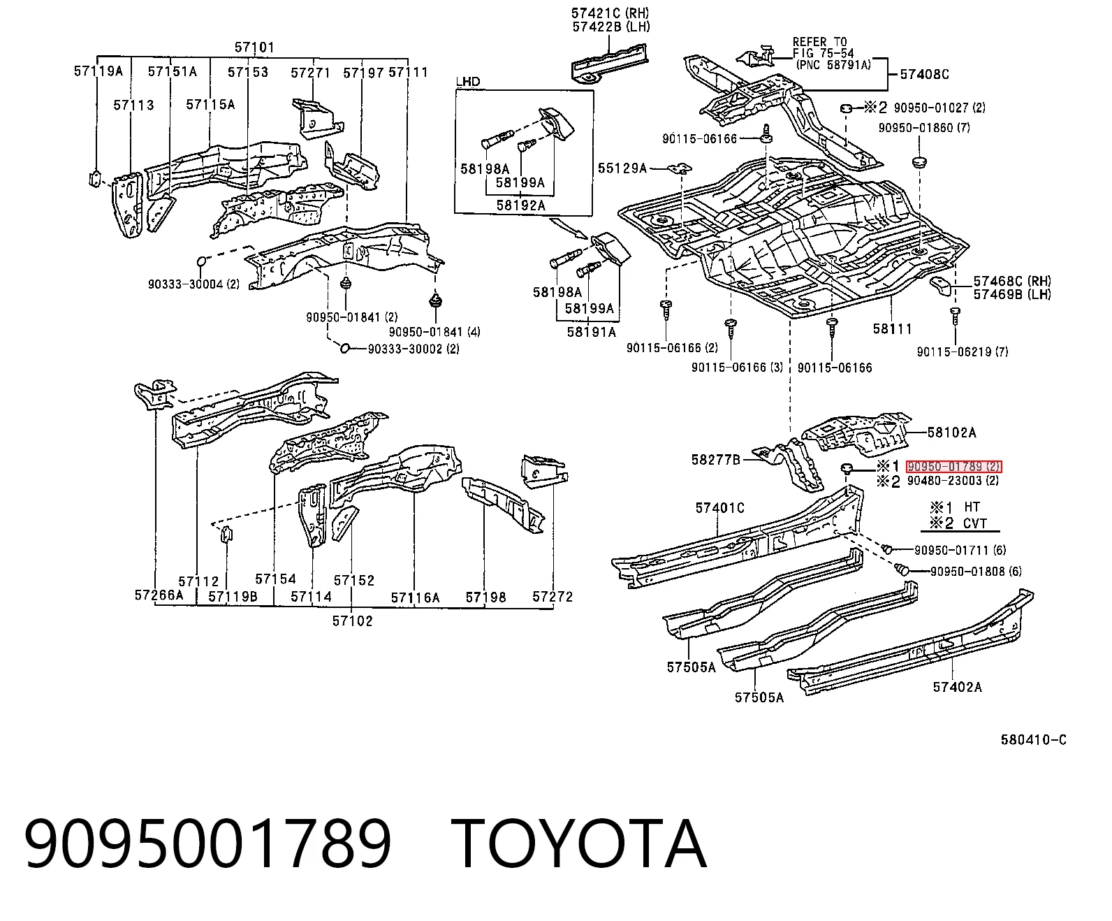 9095001789 Toyota