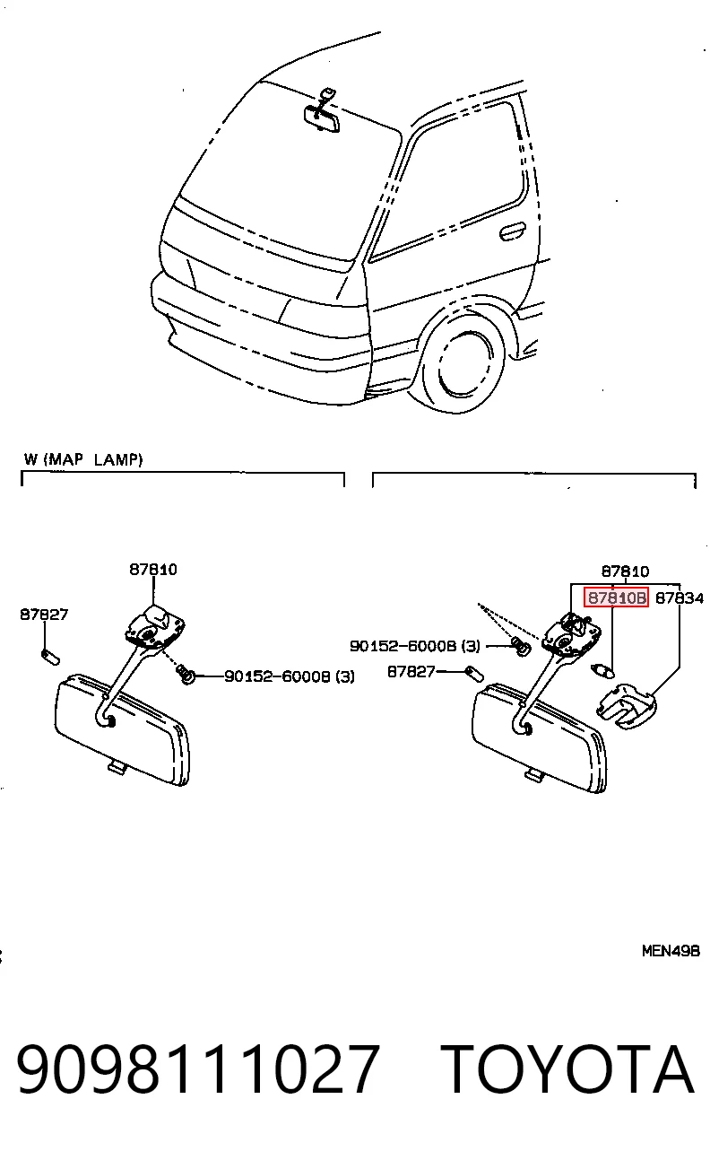 9098111027 Toyota