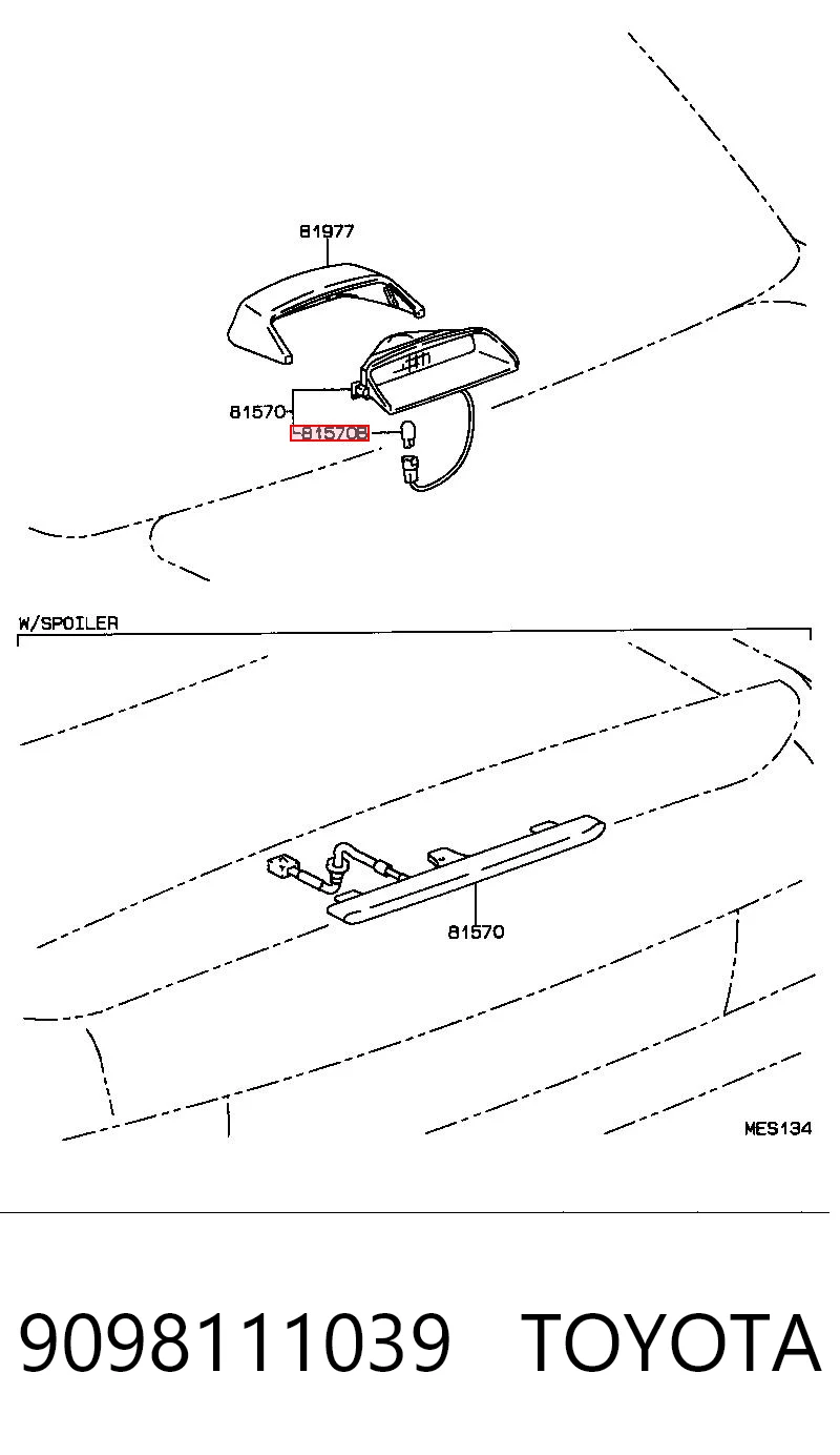 9098111039 Toyota