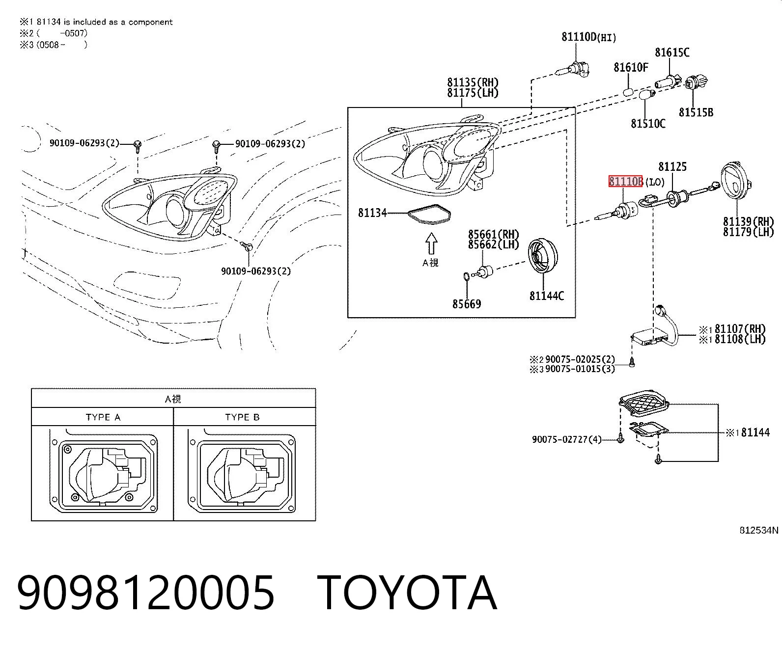 9098120005 Toyota