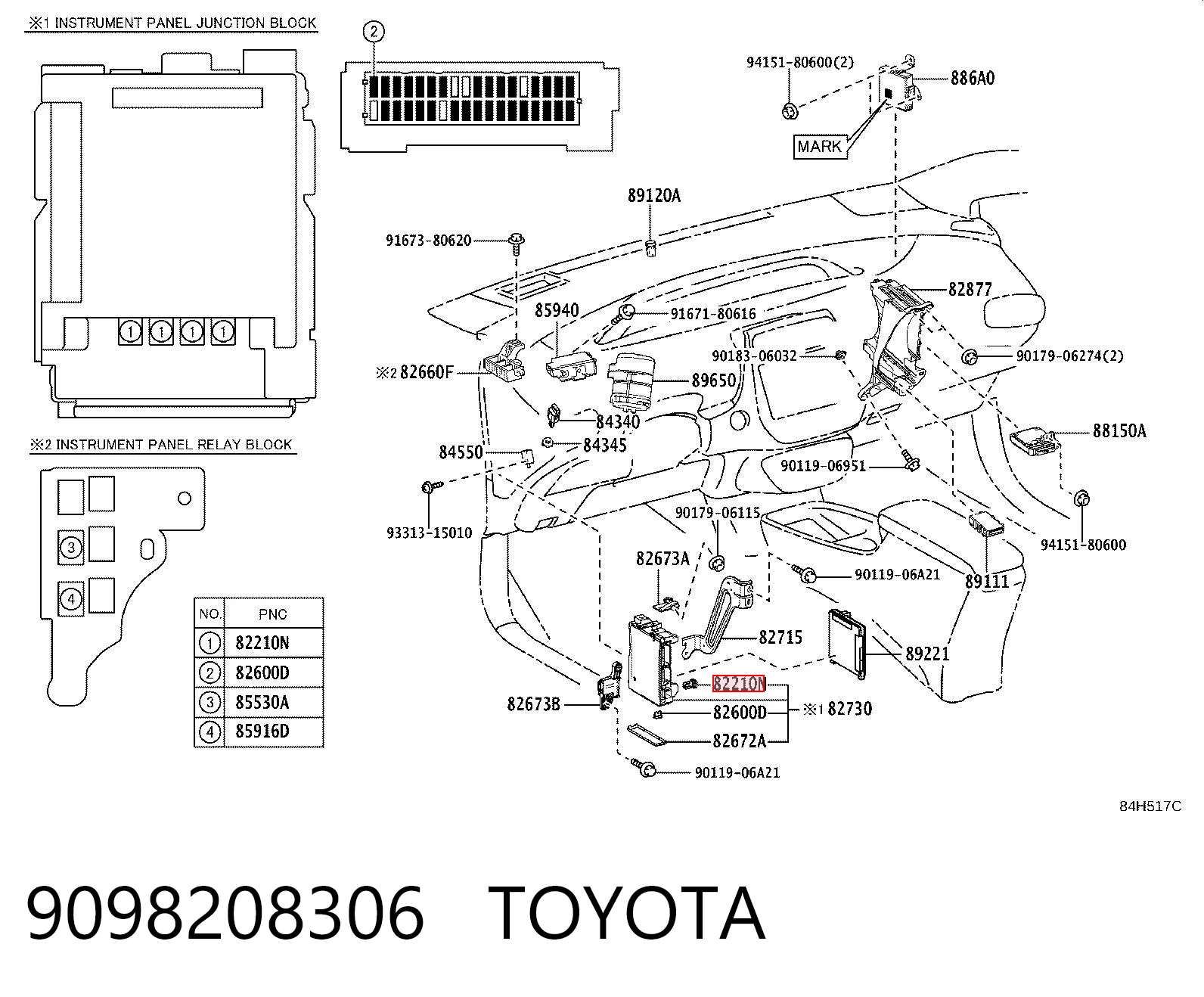 9098208306 Toyota 