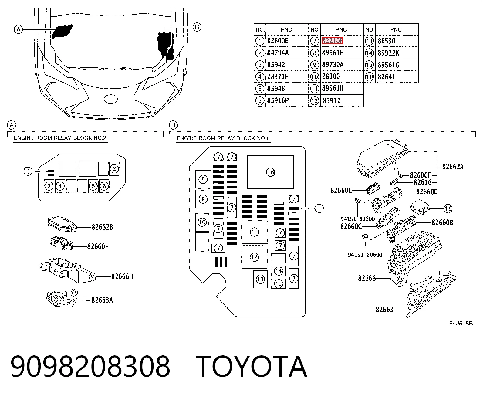 9098208308 Toyota 