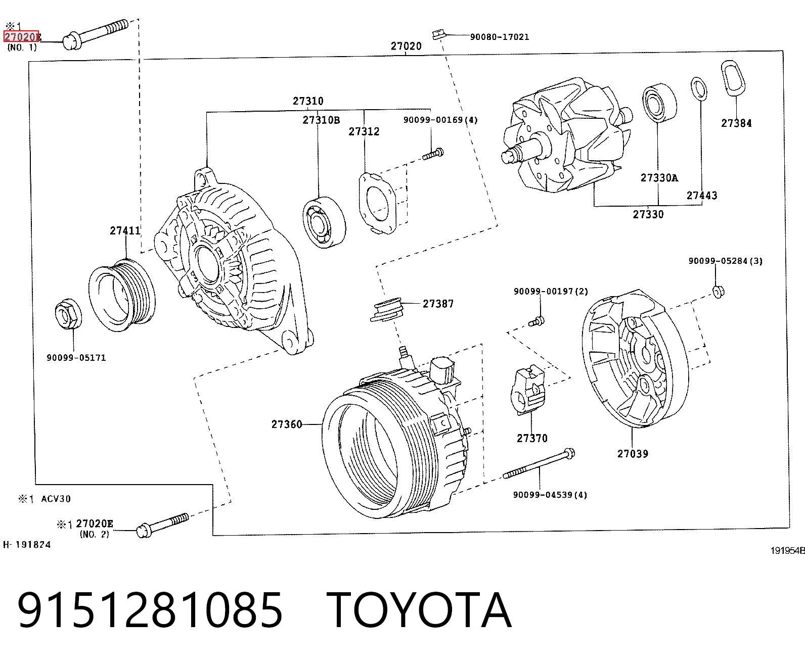 9151281085 Toyota