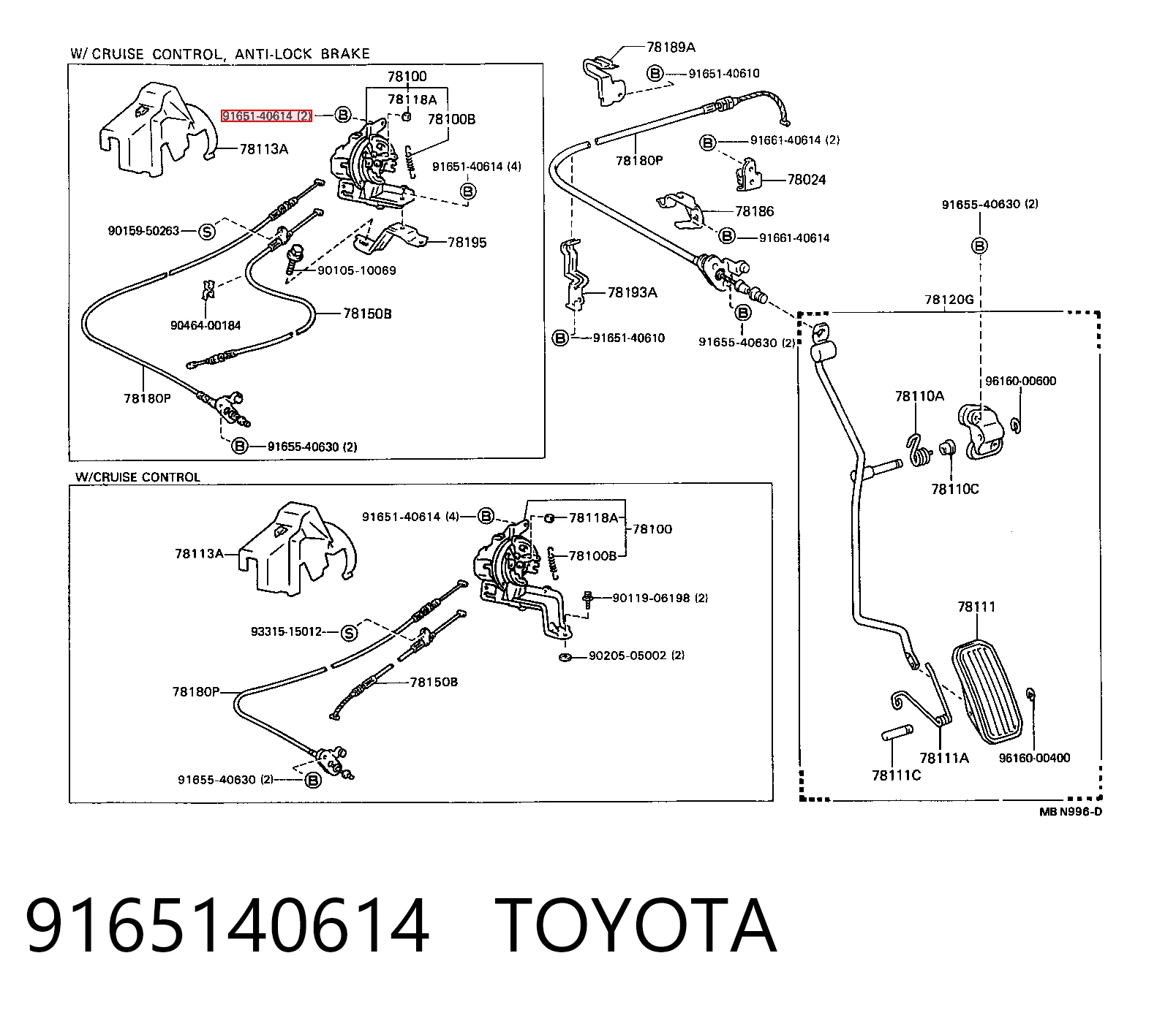 9165140614 Toyota