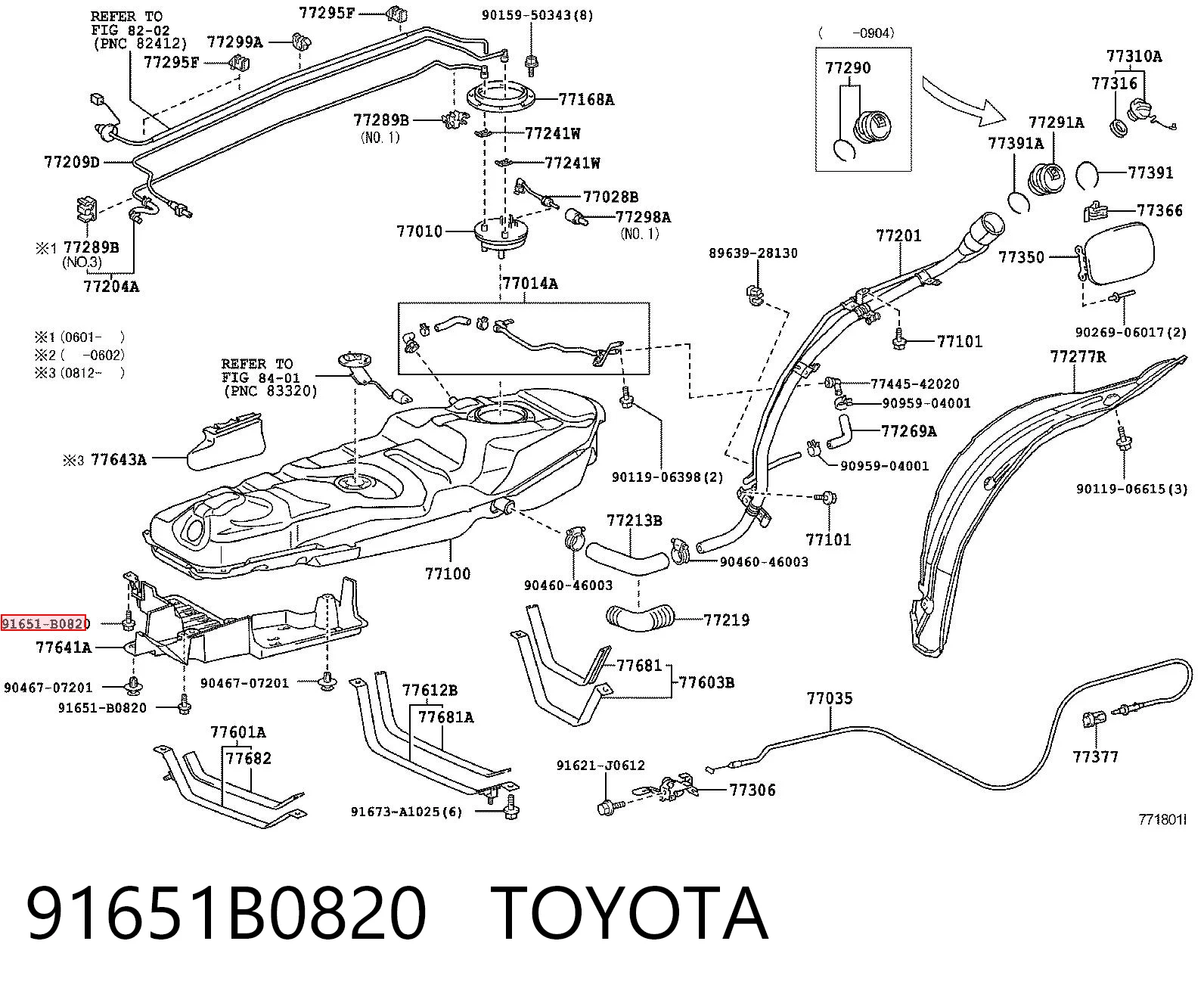 91651B0820 Toyota