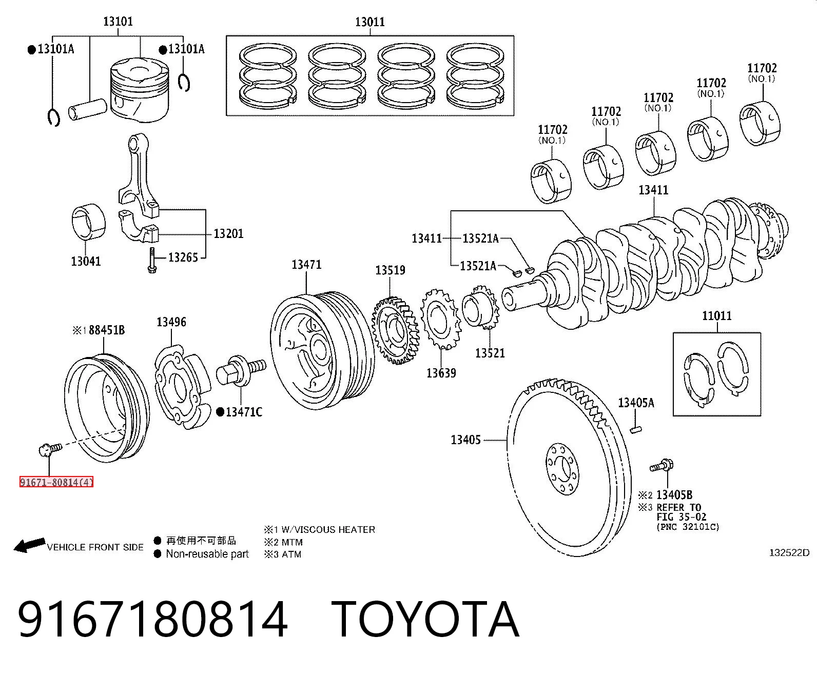 9167180814 Toyota