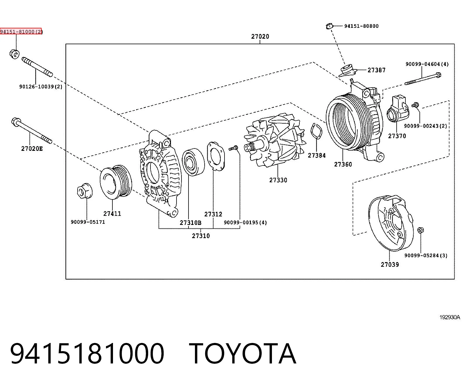 9415181000 Toyota