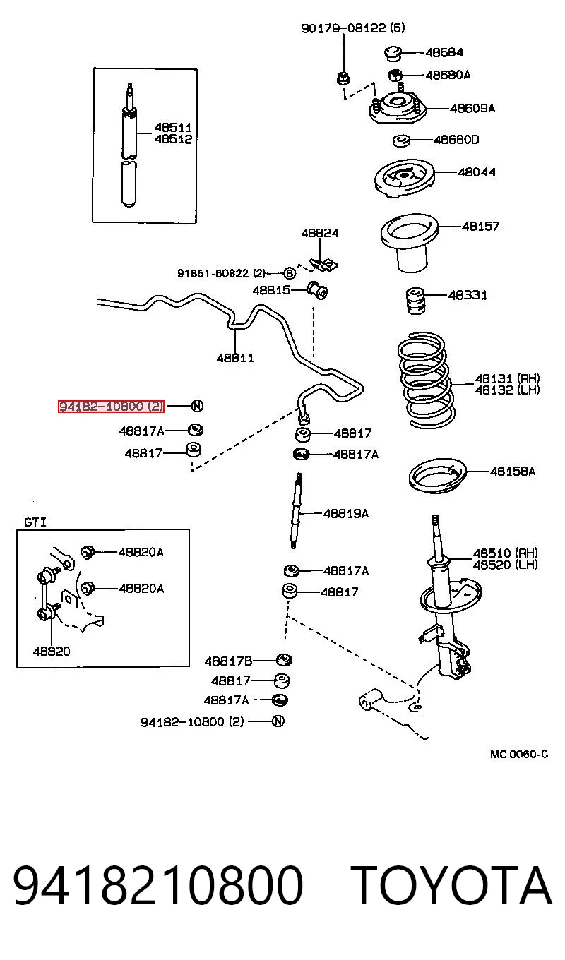 9418210800 Toyota