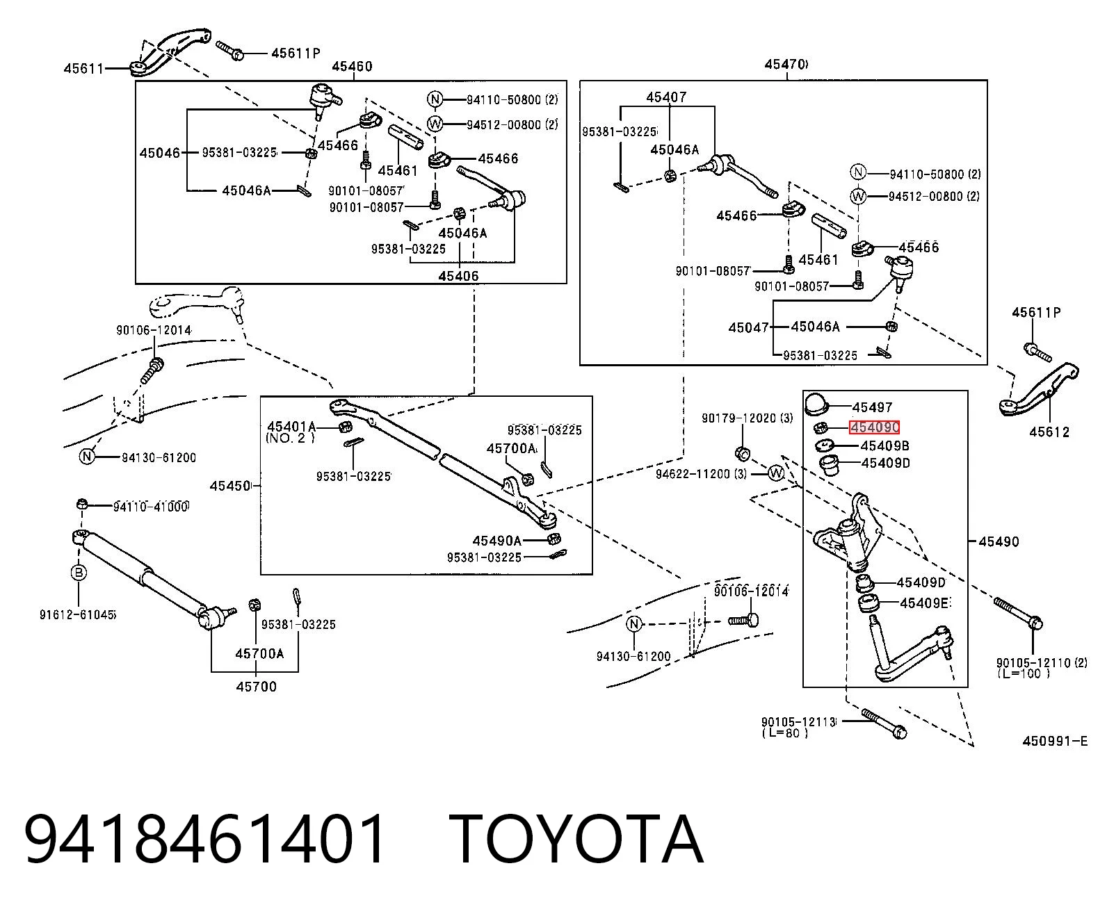 9418461401 Toyota