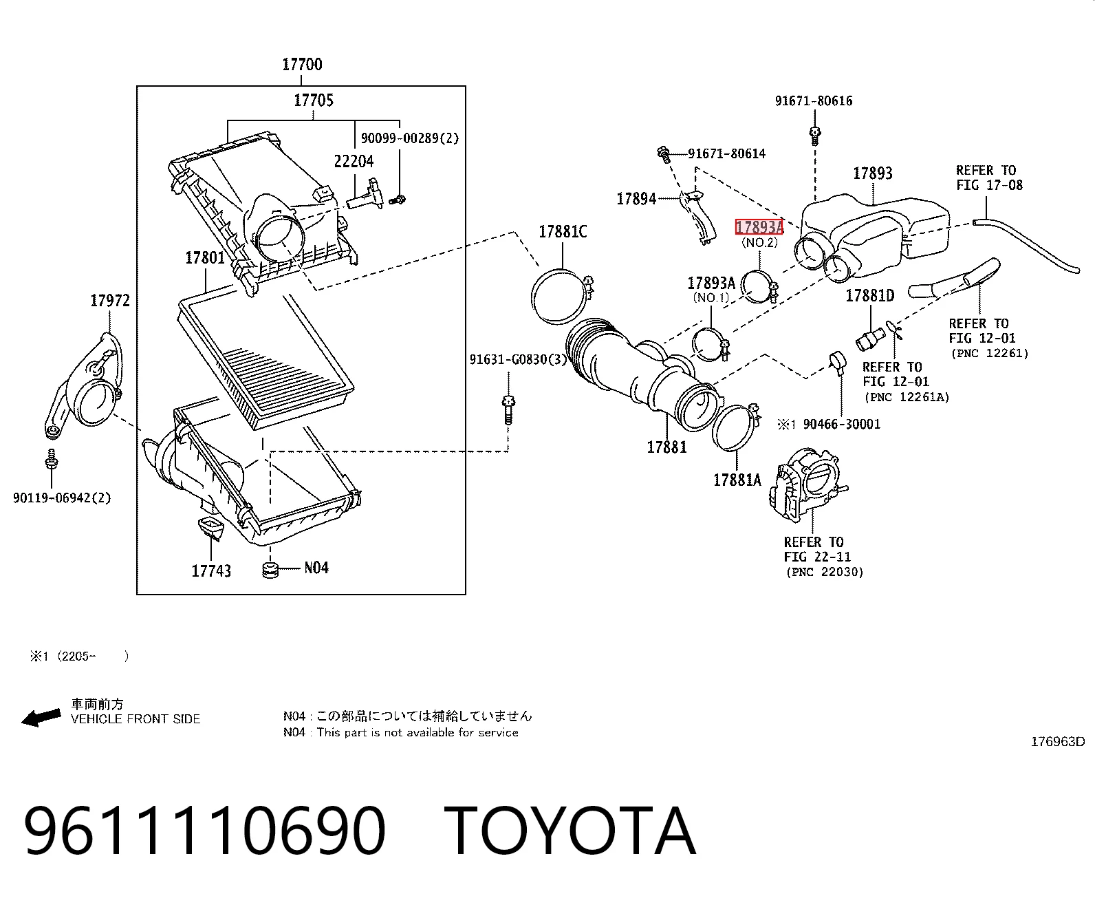 9611110690 Toyota