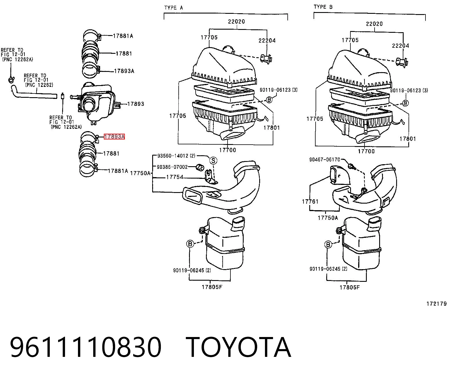9611110830 Toyota