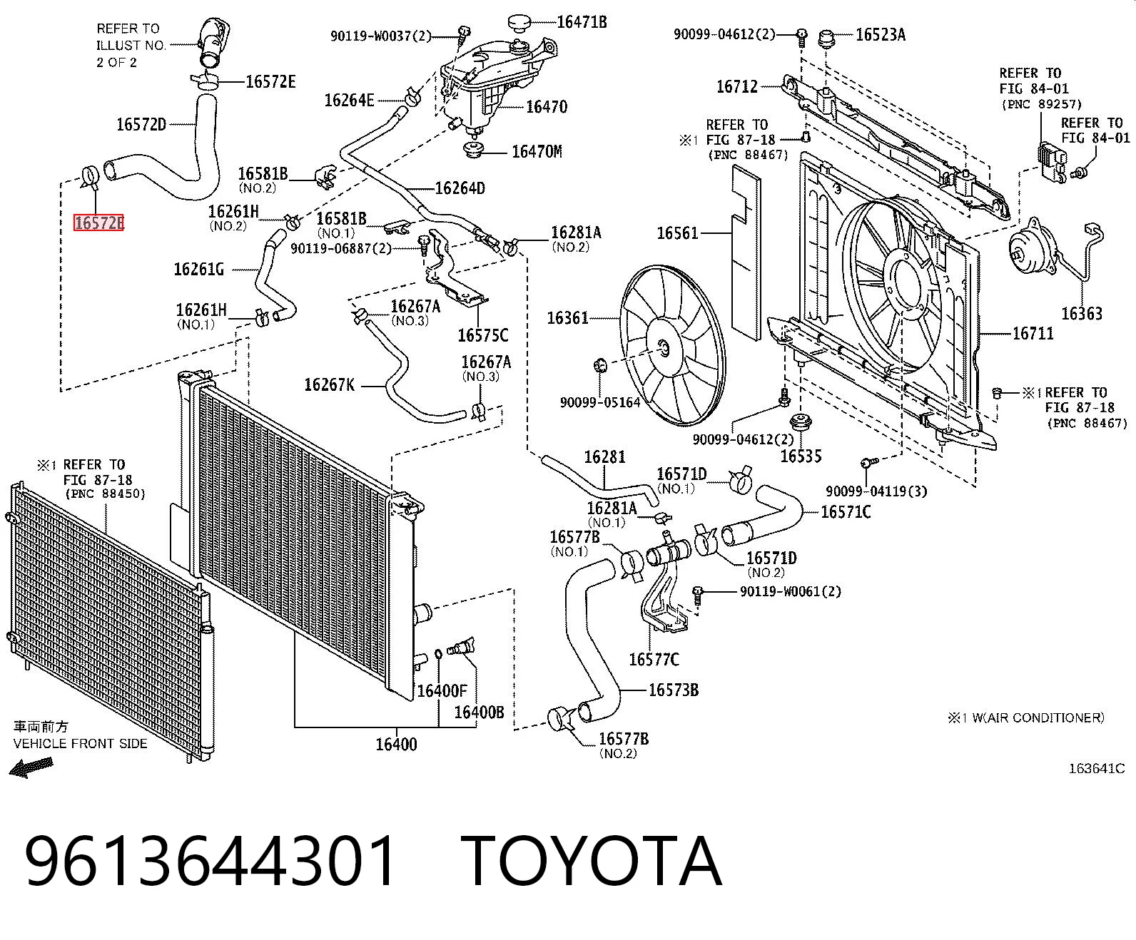 9613644301 Toyota Braçadeira de mola