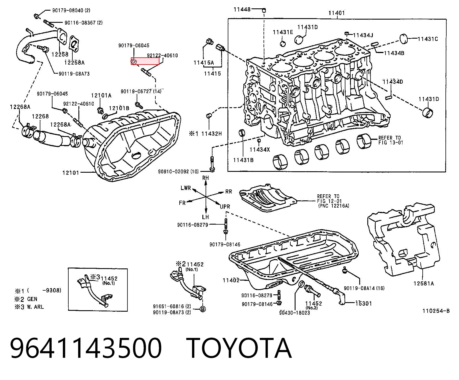 Tampão CBC/do bloco de cilindros Toyota Corolla E8 ao melhor preço
