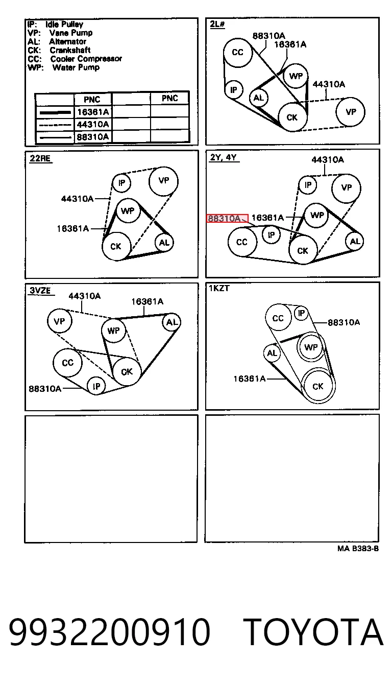 9932200910 Toyota