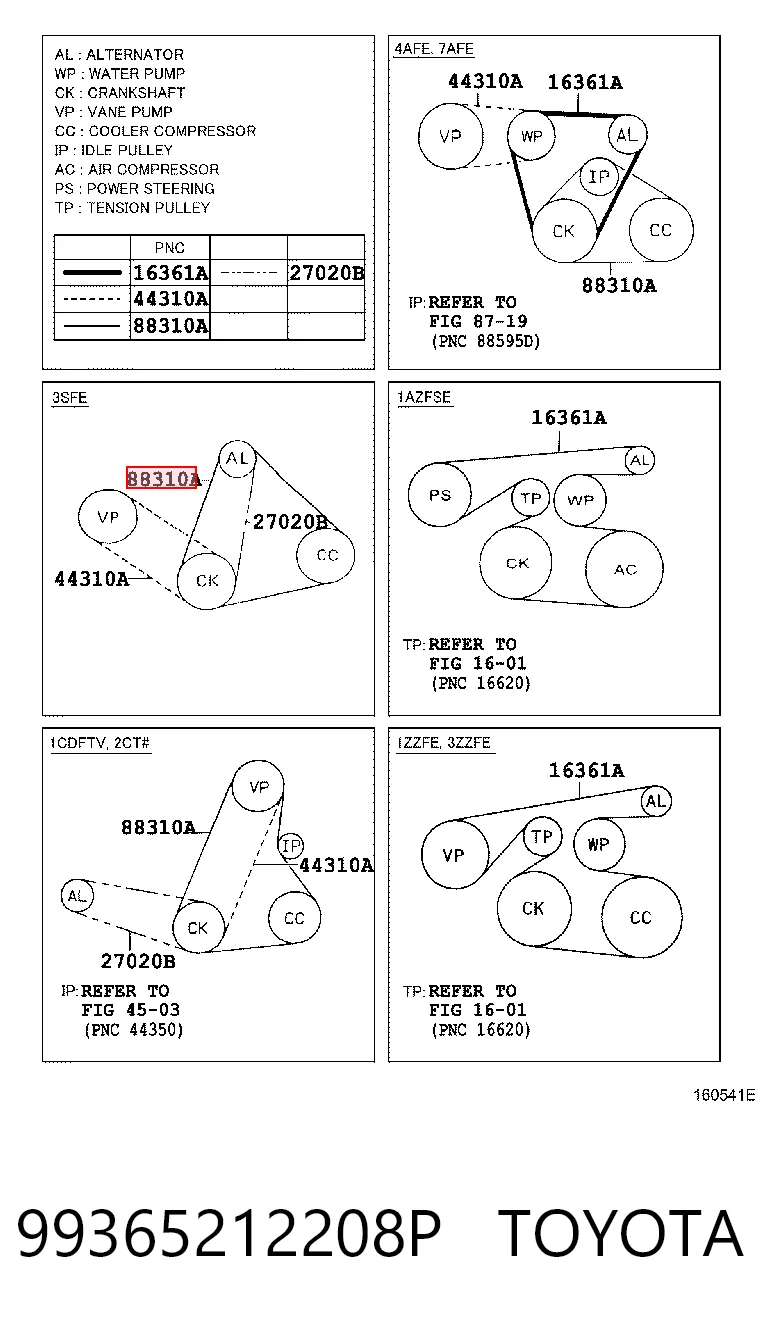 99365212208P Toyota