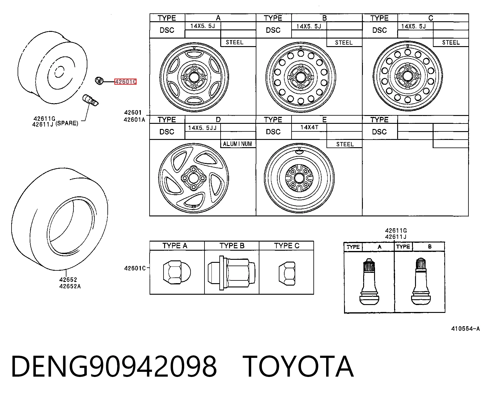  Porca de roda Mitsubishi Lancer V sedan (CB, CD, CE) (1991 - 1996) V