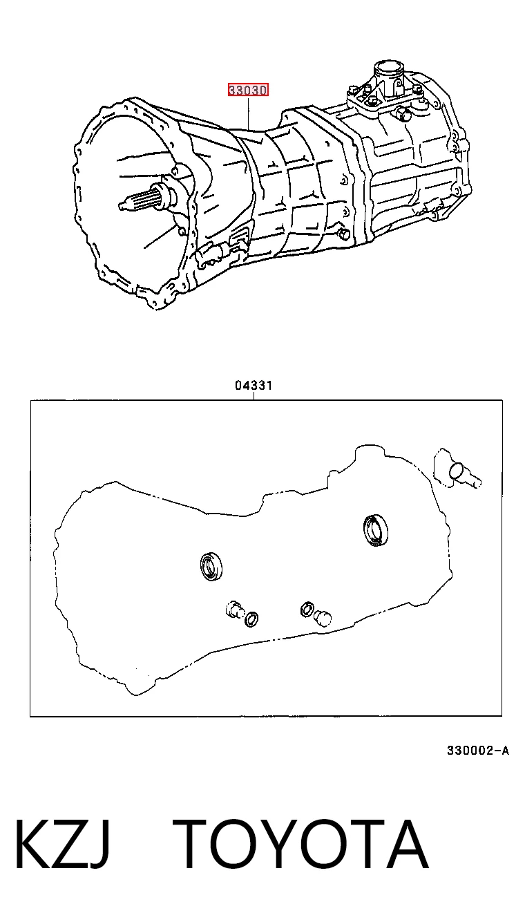 Caixa de Mudança montada (caixa mecânica de velocidades) Toyota Land Cruiser 90 J9