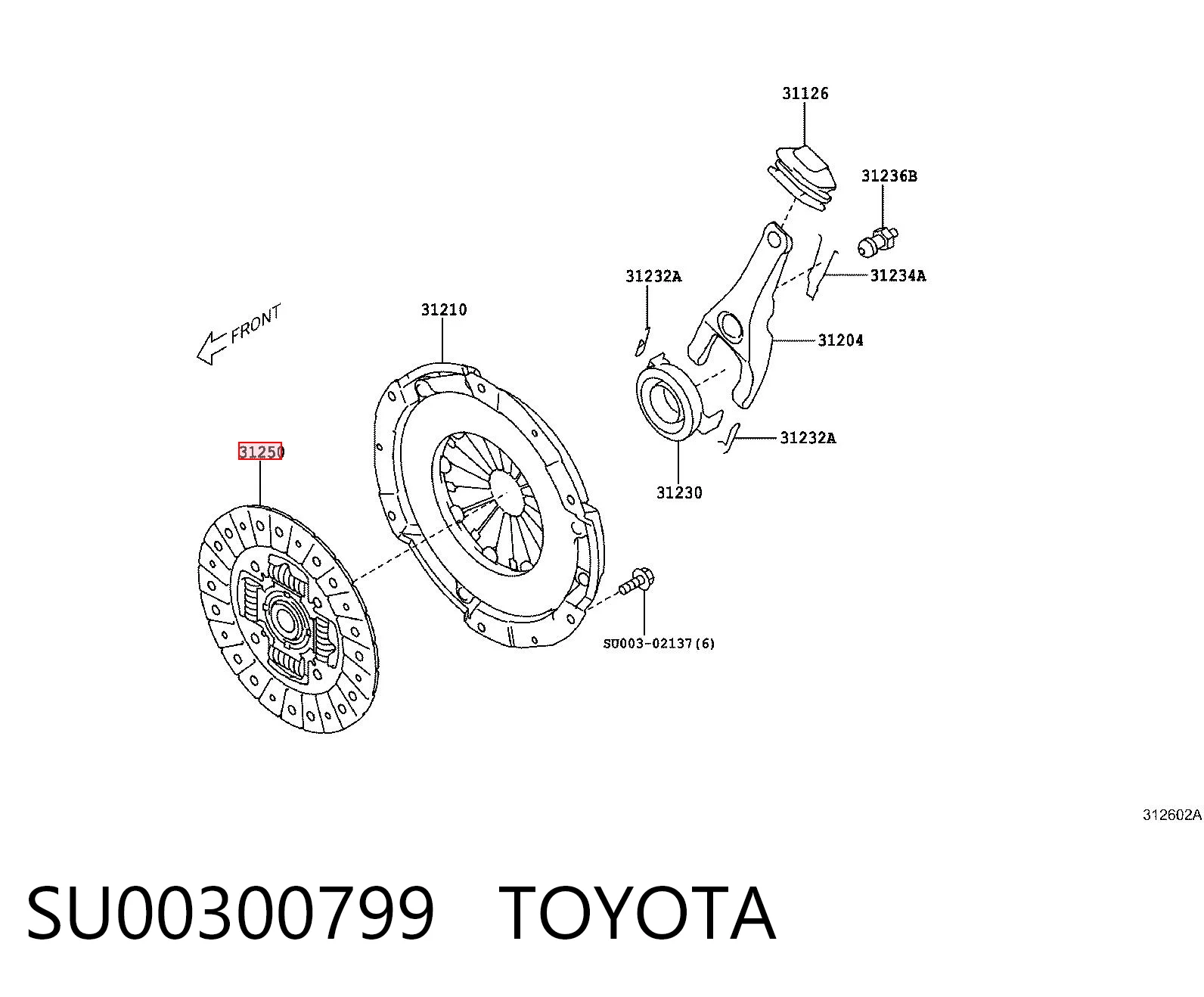 SU00300799 Toyota