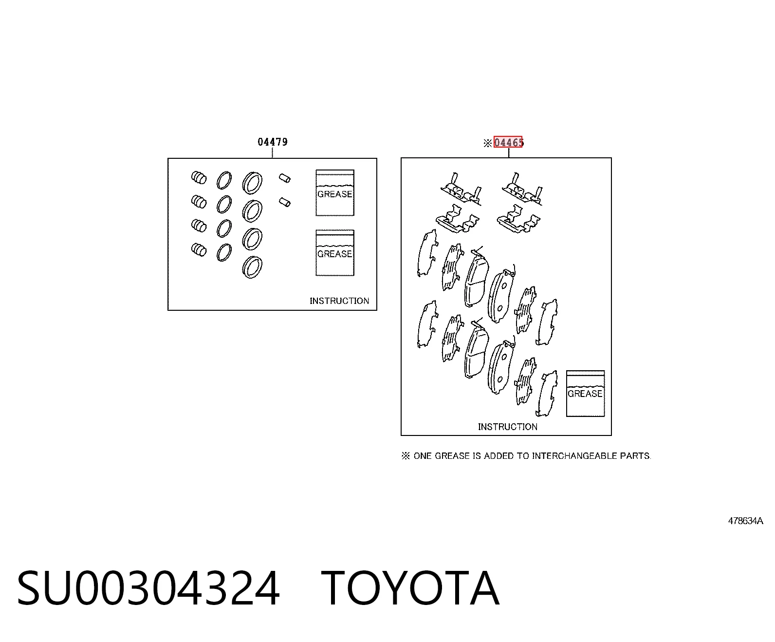 SU00304324 Toyota