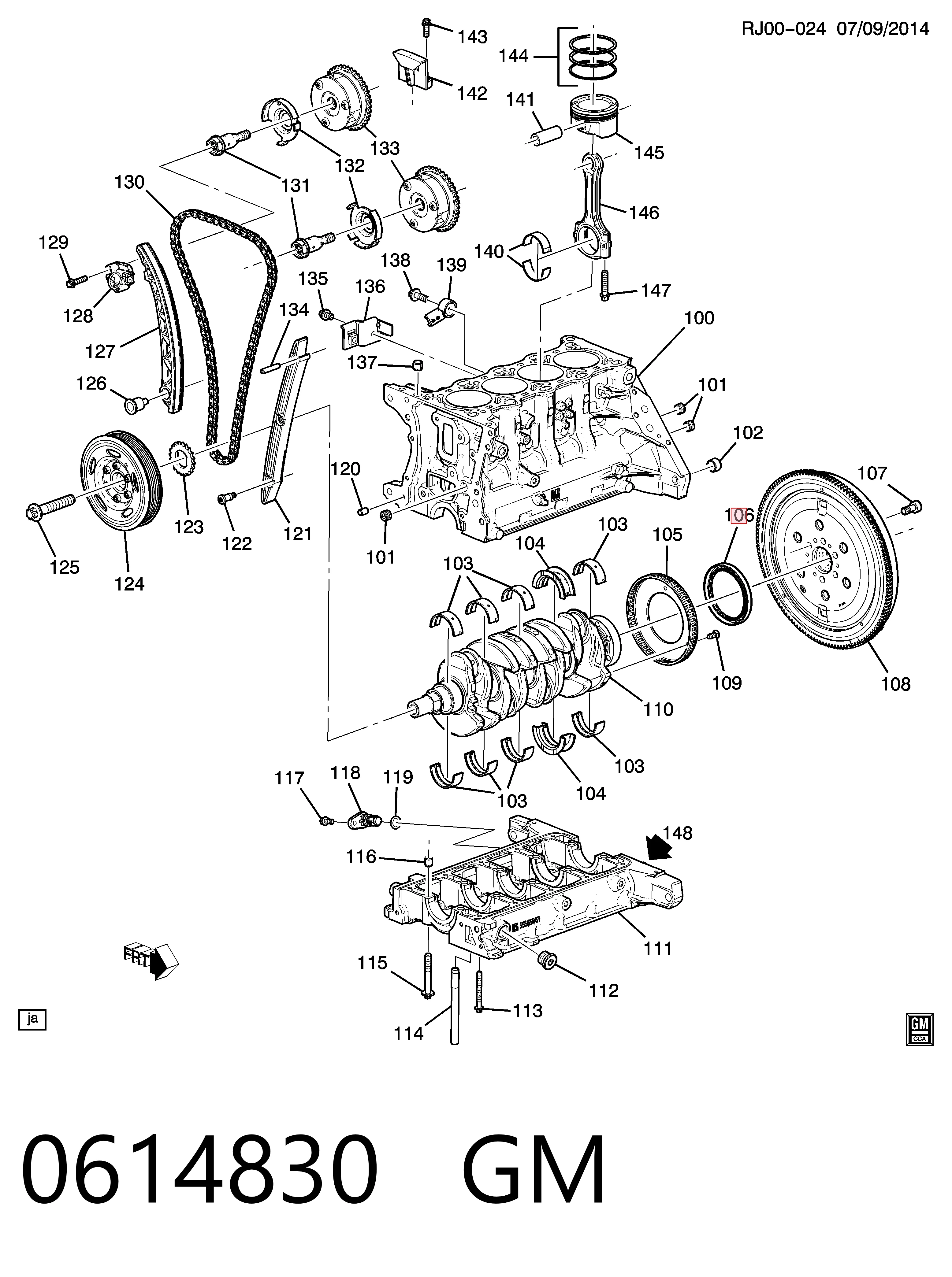 Vedação traseira de cambota de motor Glaser P7634101 preço, a partir de 20,25 USD