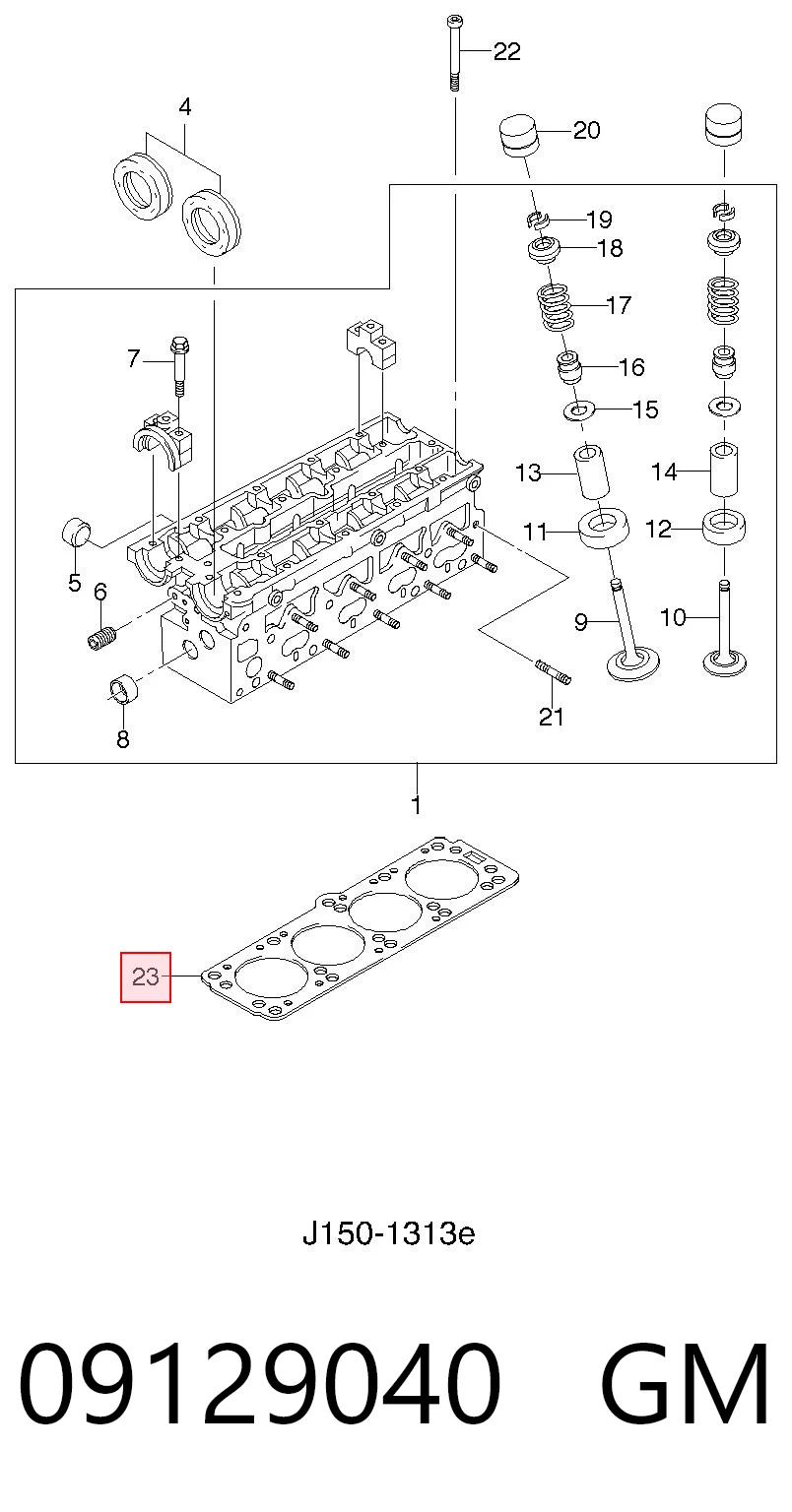 92067765 Hyundai/Kia Vedante de cabeça de motor (CBC)