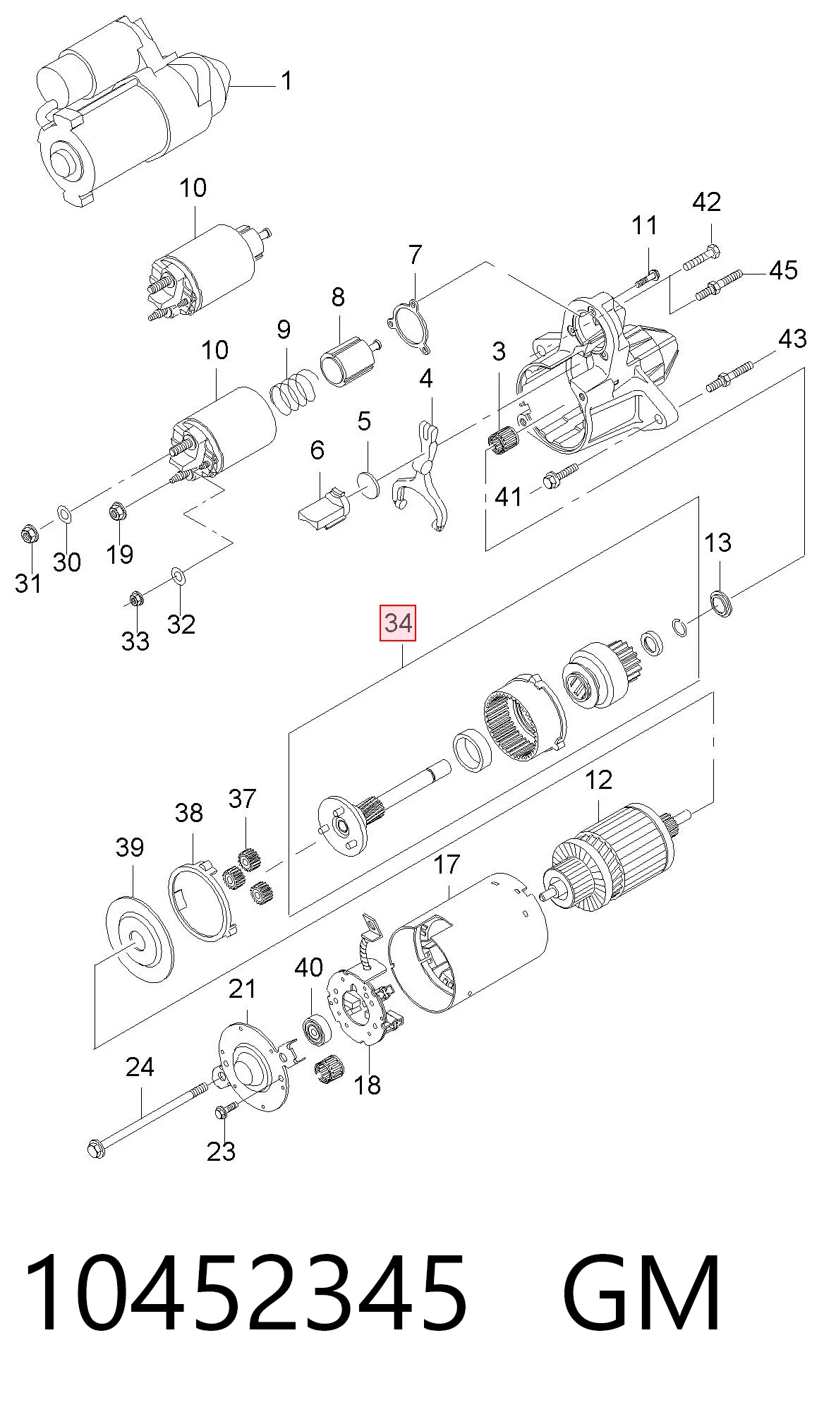Roda-livre do motor de arranco Hyundai/Kia 93745760 preço, a partir de 13,83 USD