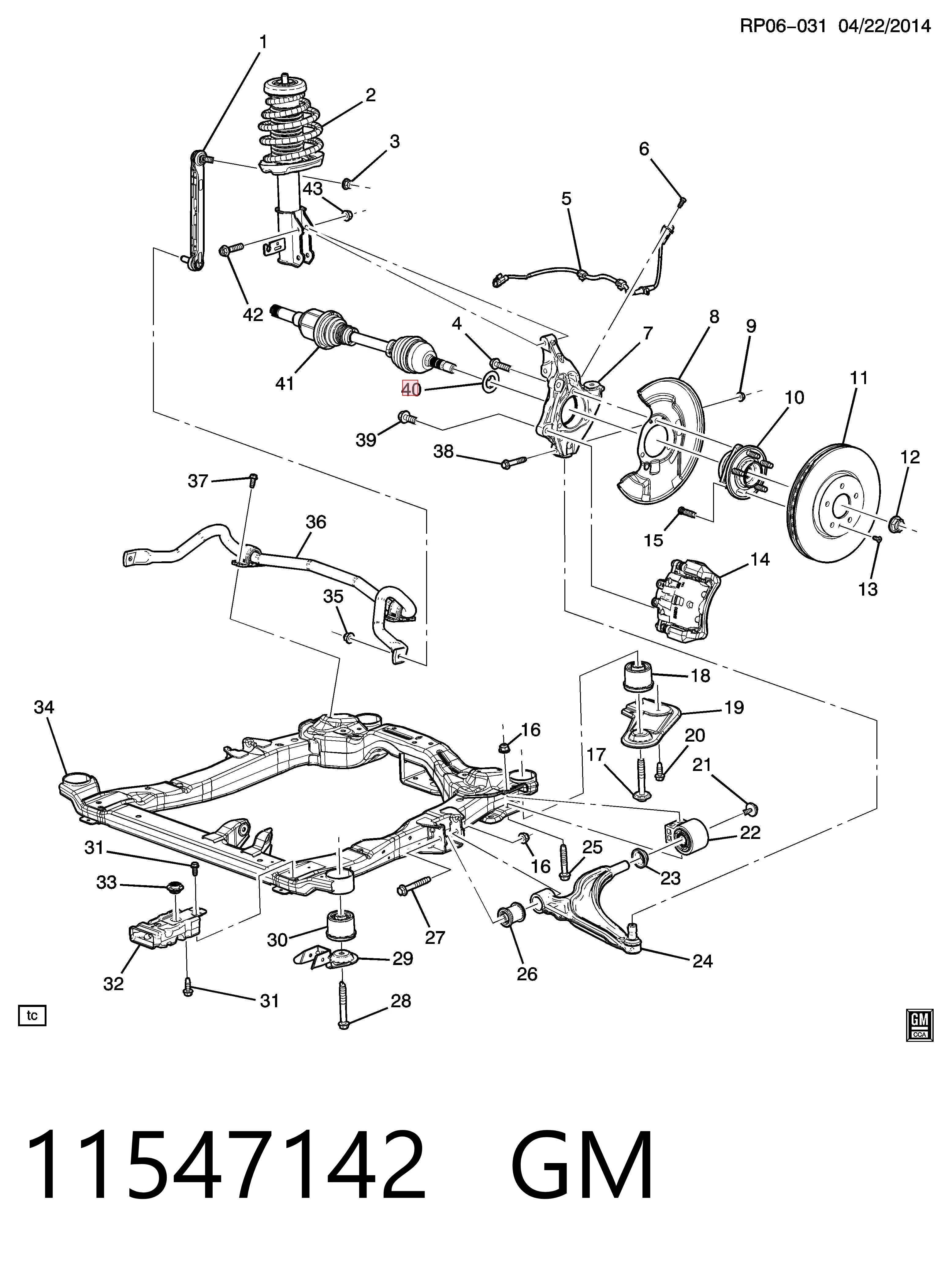 11547142 Peugeot/Citroen Anel de travagem de rolamento de cubo dianteiro