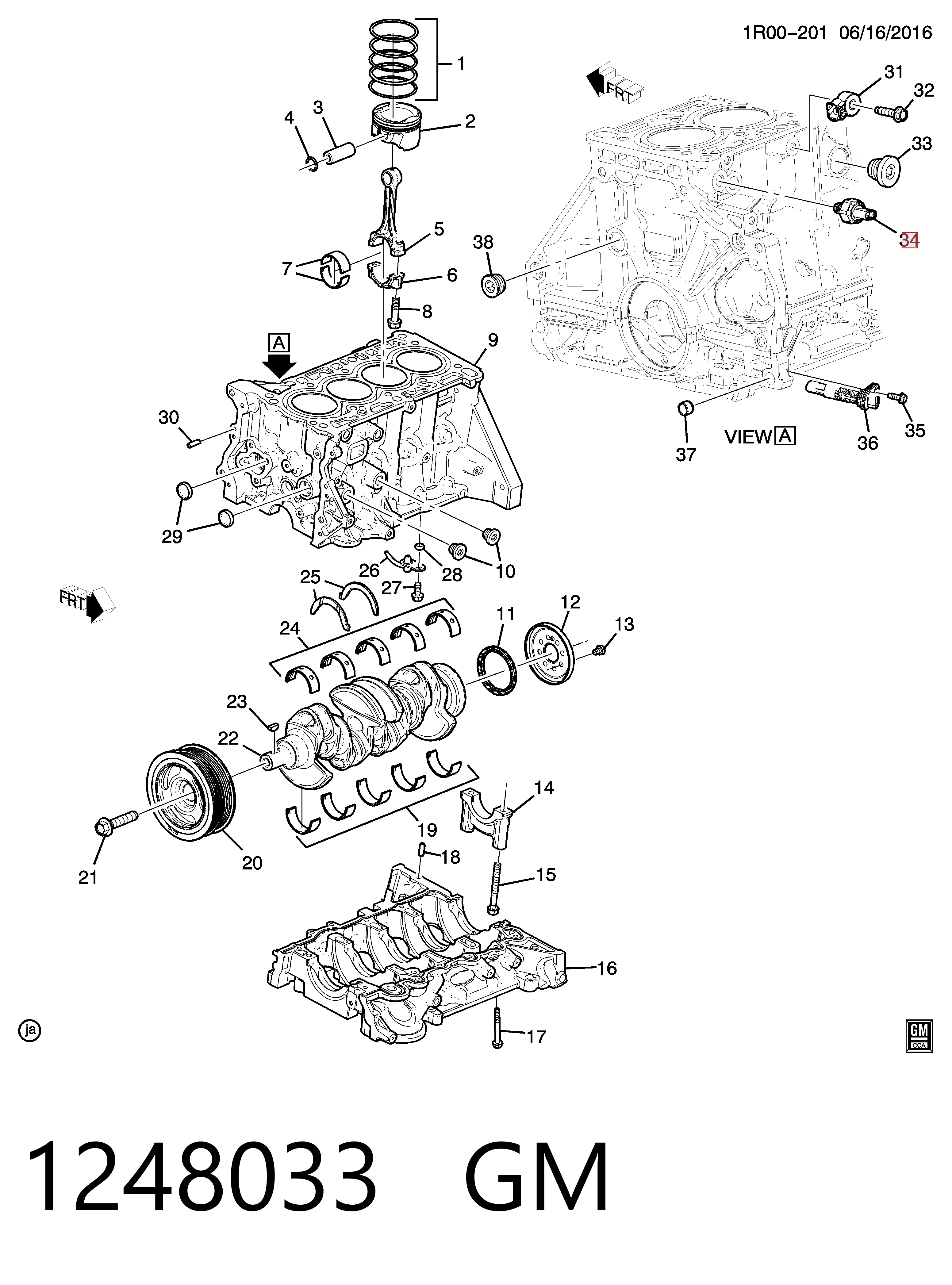 Sensor de pressão de óleo 8126212340 Isuzu