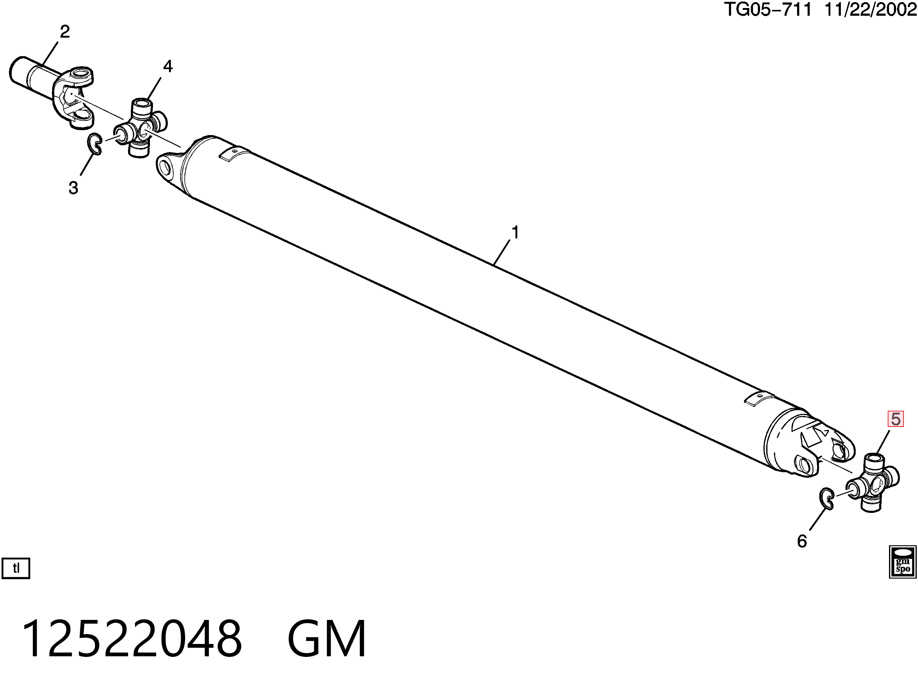 Cruzeta da junta universal traseira Fiat/Alfa/Lancia K68065428AD