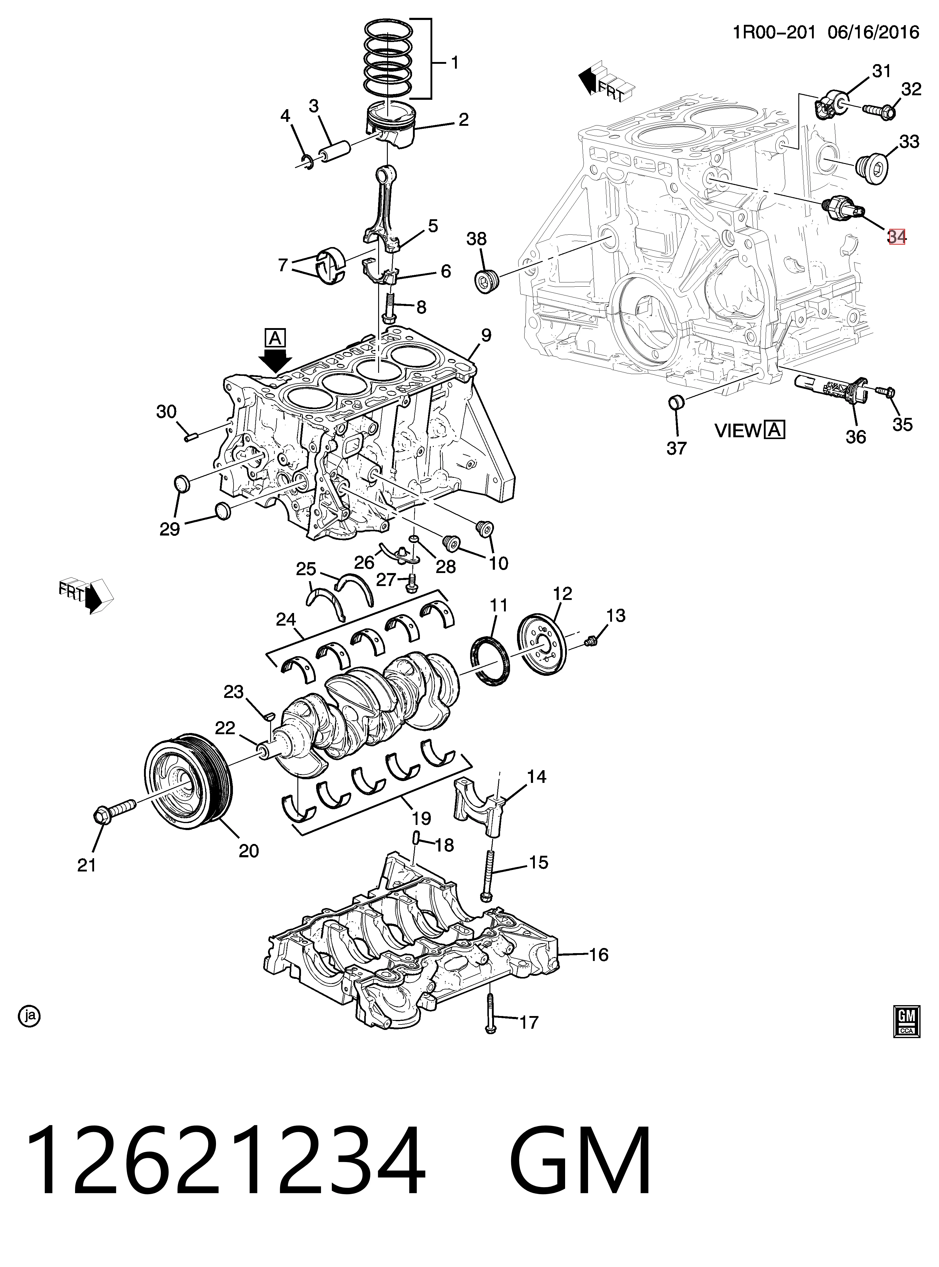 8126212340 Isuzu Sensor de pressão de óleo
