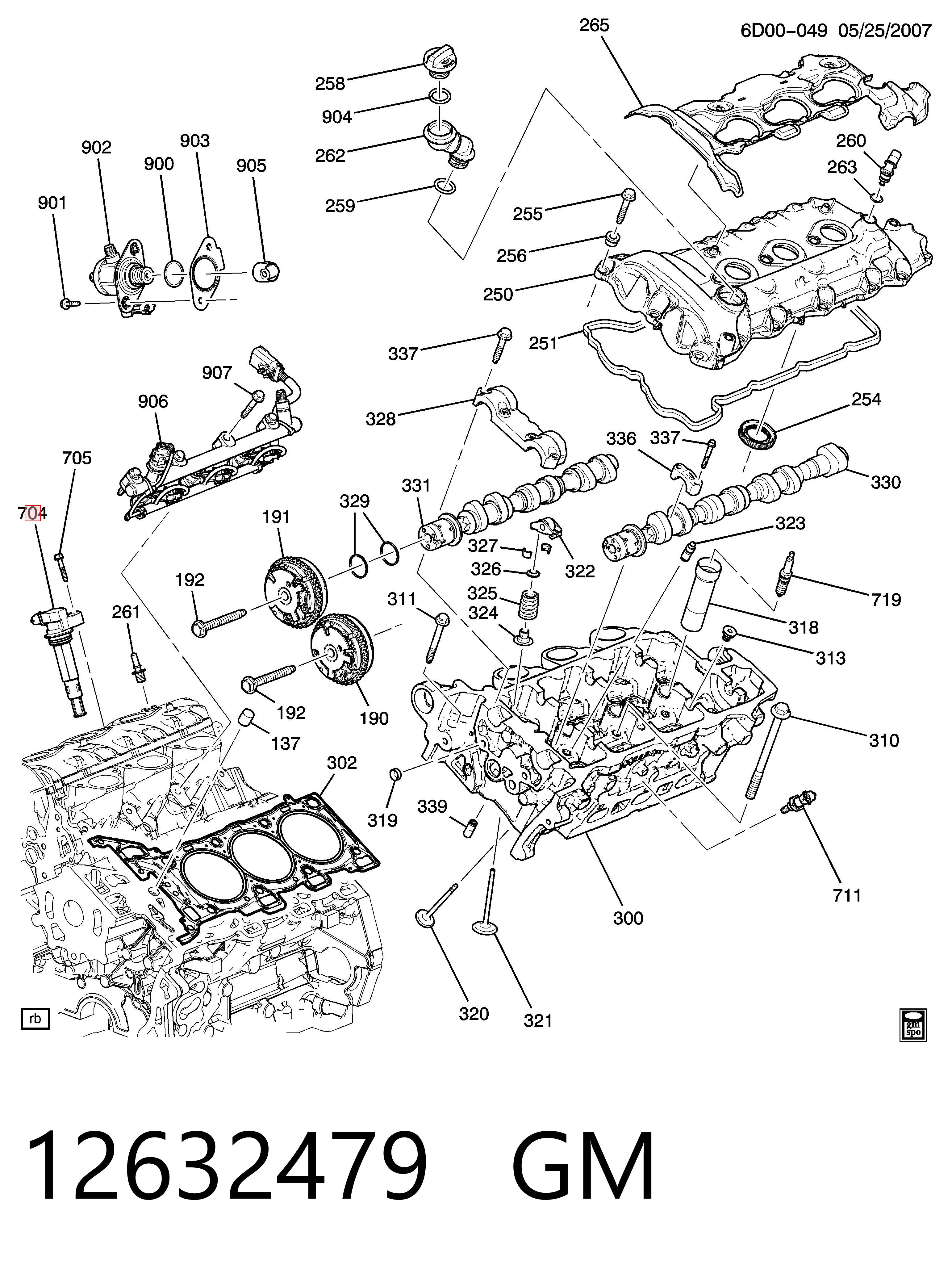 12632479 General Motors Bobina de ignição