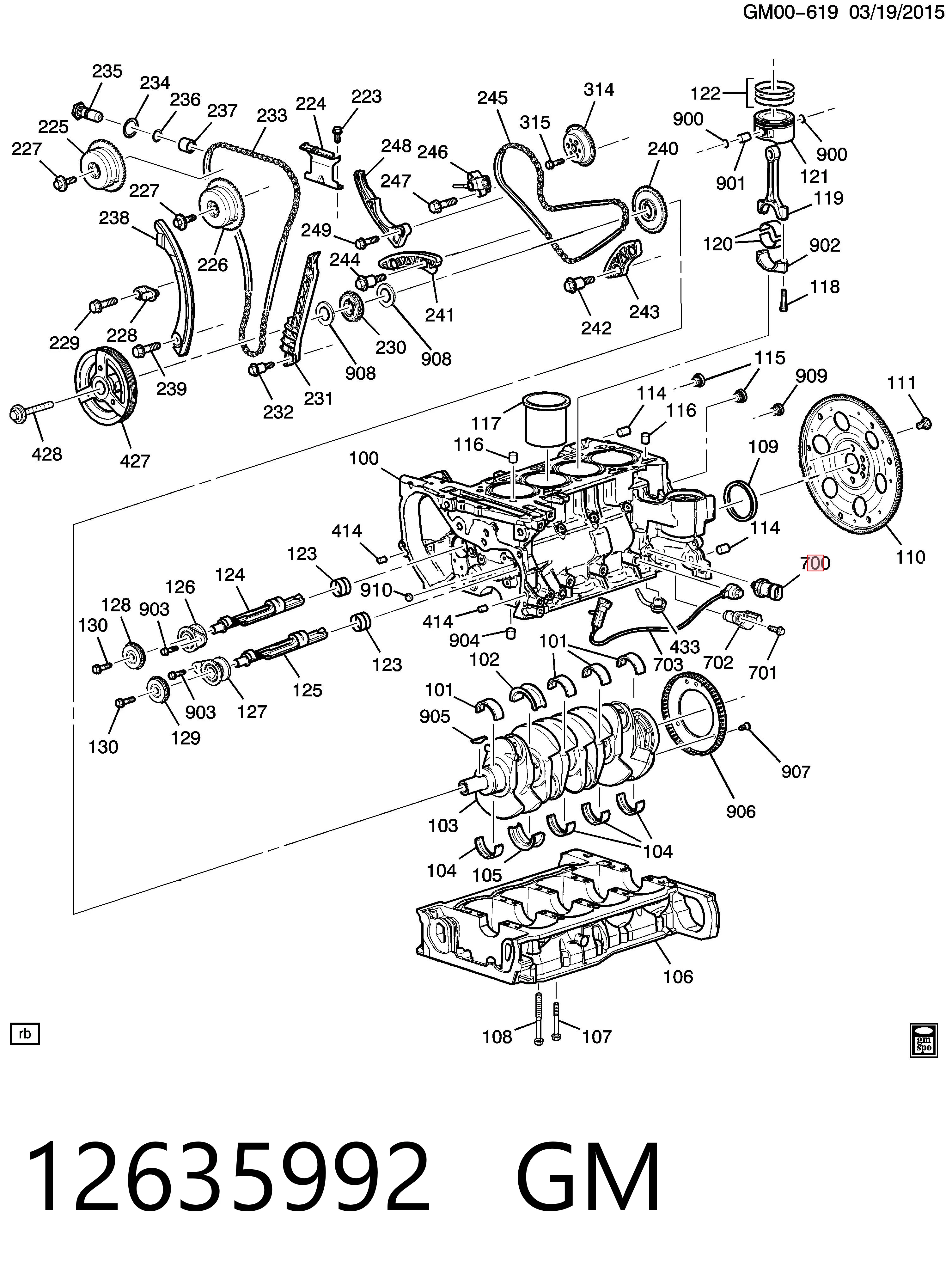 12635992 General Motors Sensor de pressão de óleo
