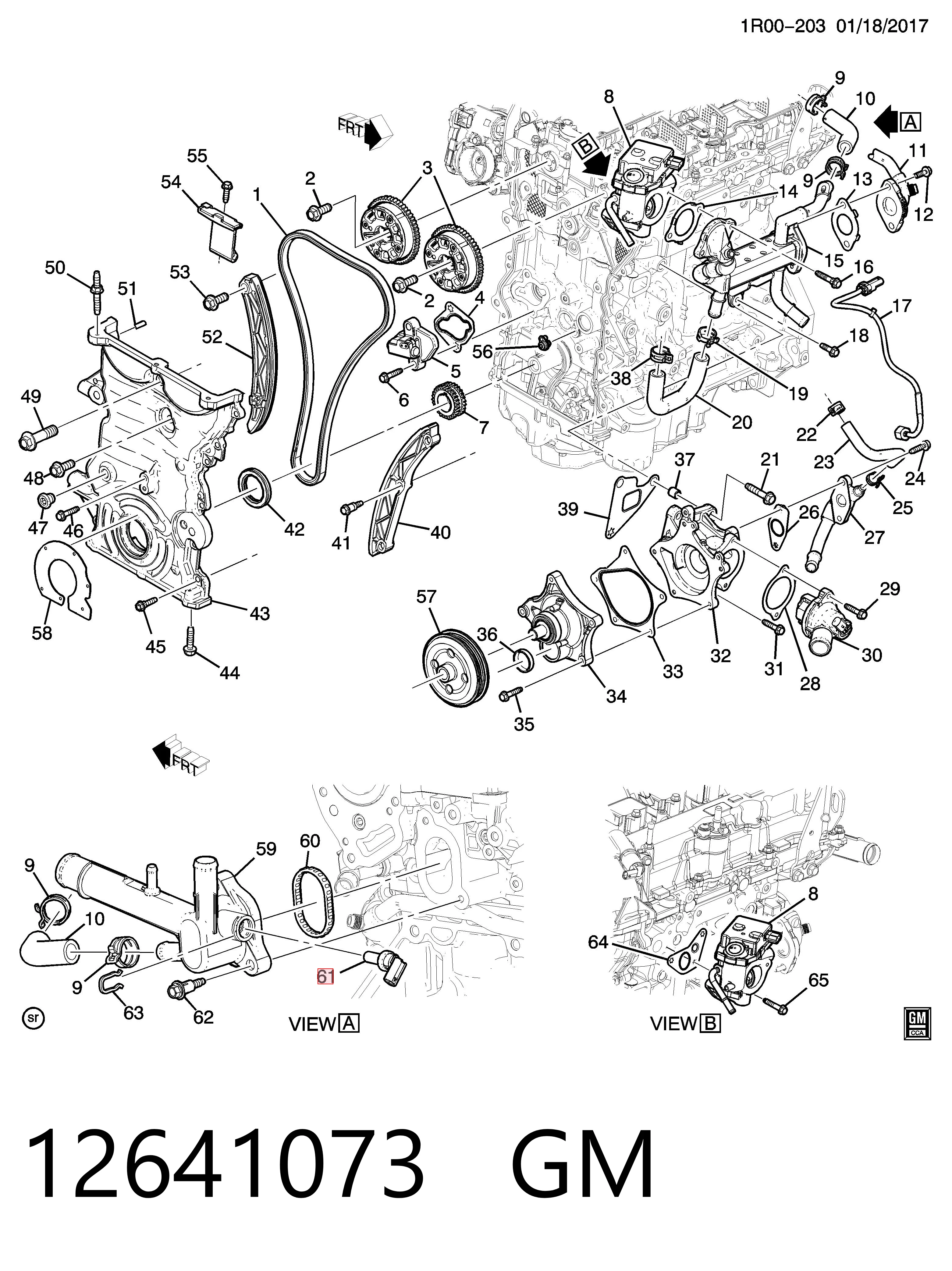 12641073 General Motors Sensor de temperatura do fluido de esfriamento