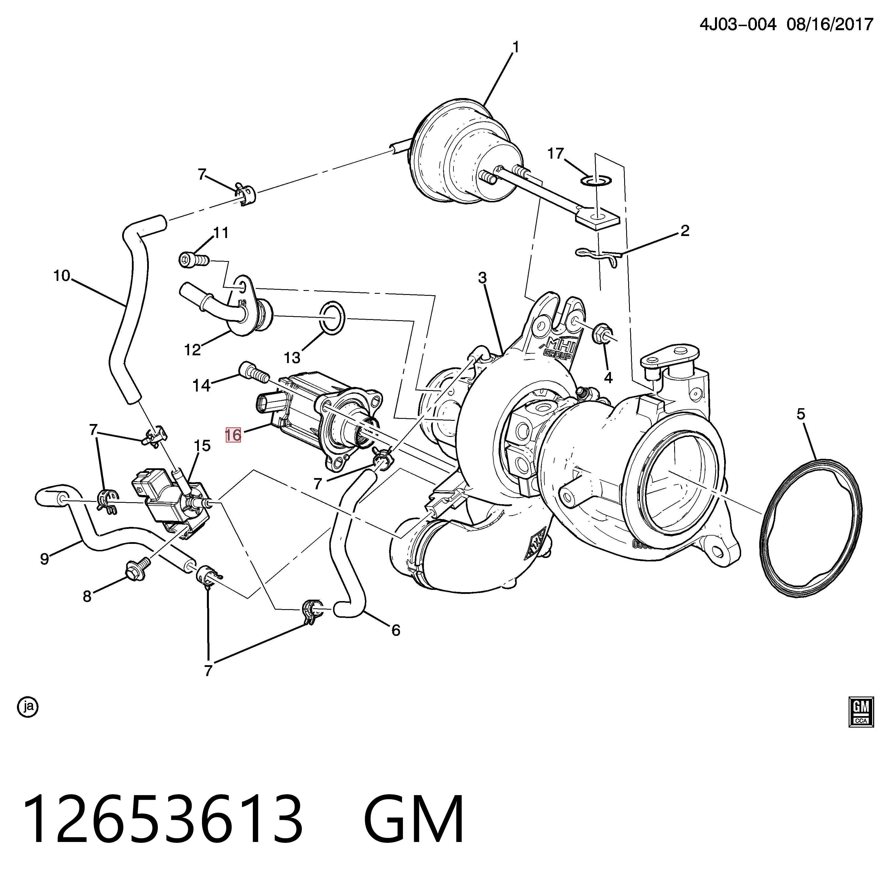 Válvula de recirculação de ar supercompressão de turbina 55499323 Peugeot/Citroen